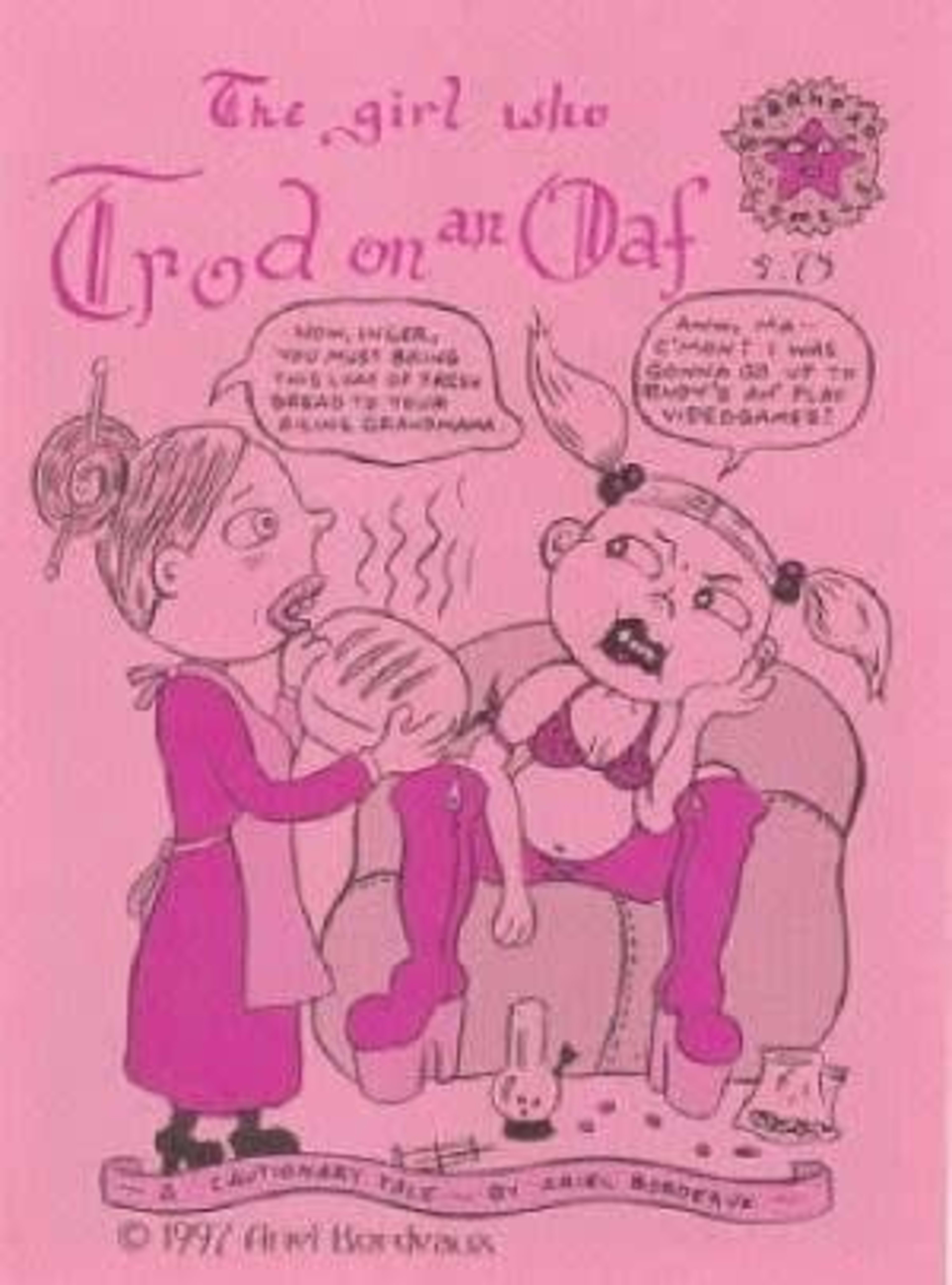 Girl Who Trod on an Oaf cover — © Starhead Comix
