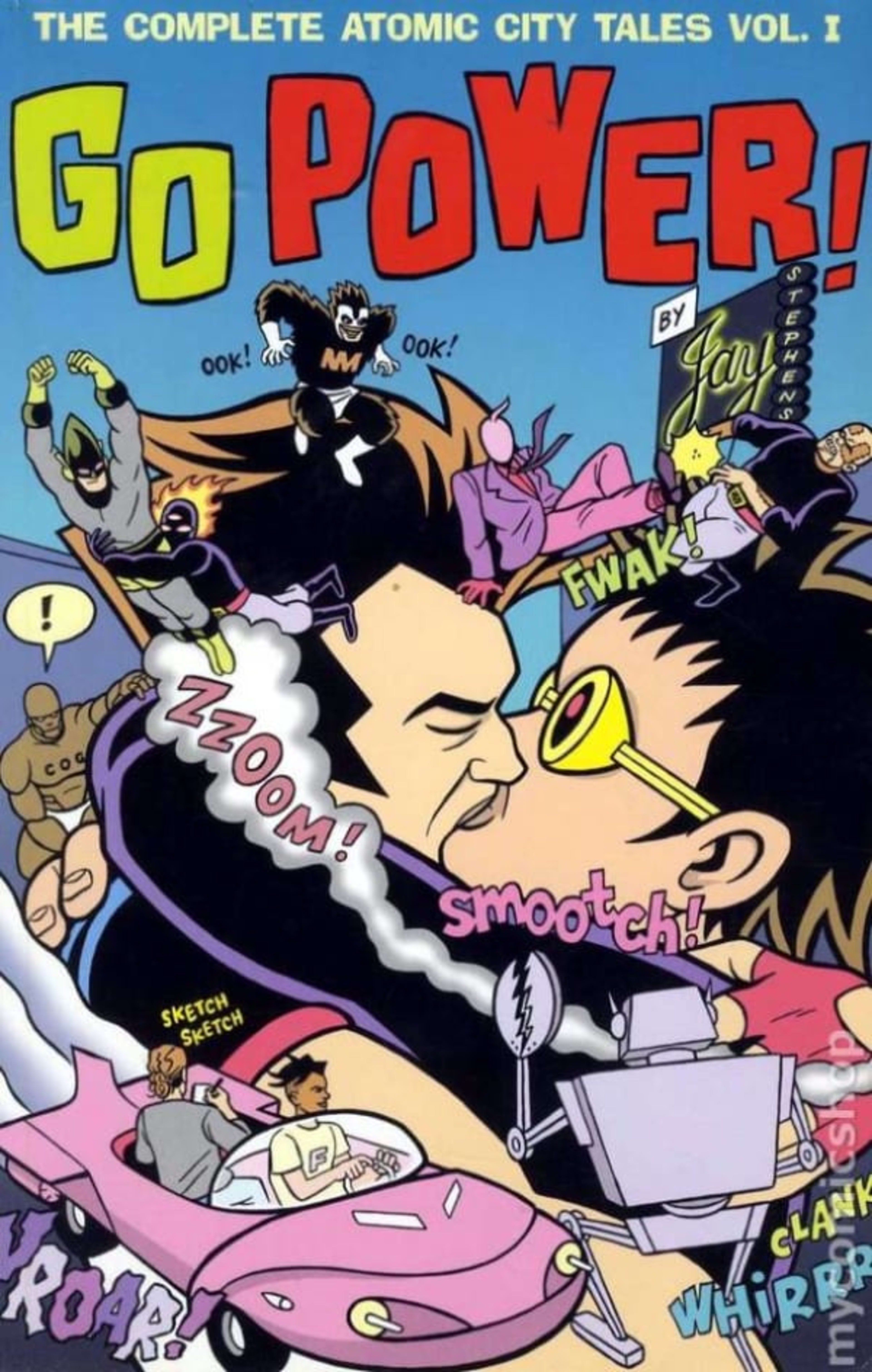 Go Power!: The Complete Atomic City Tales Collection cover — © Kitchen Sink
