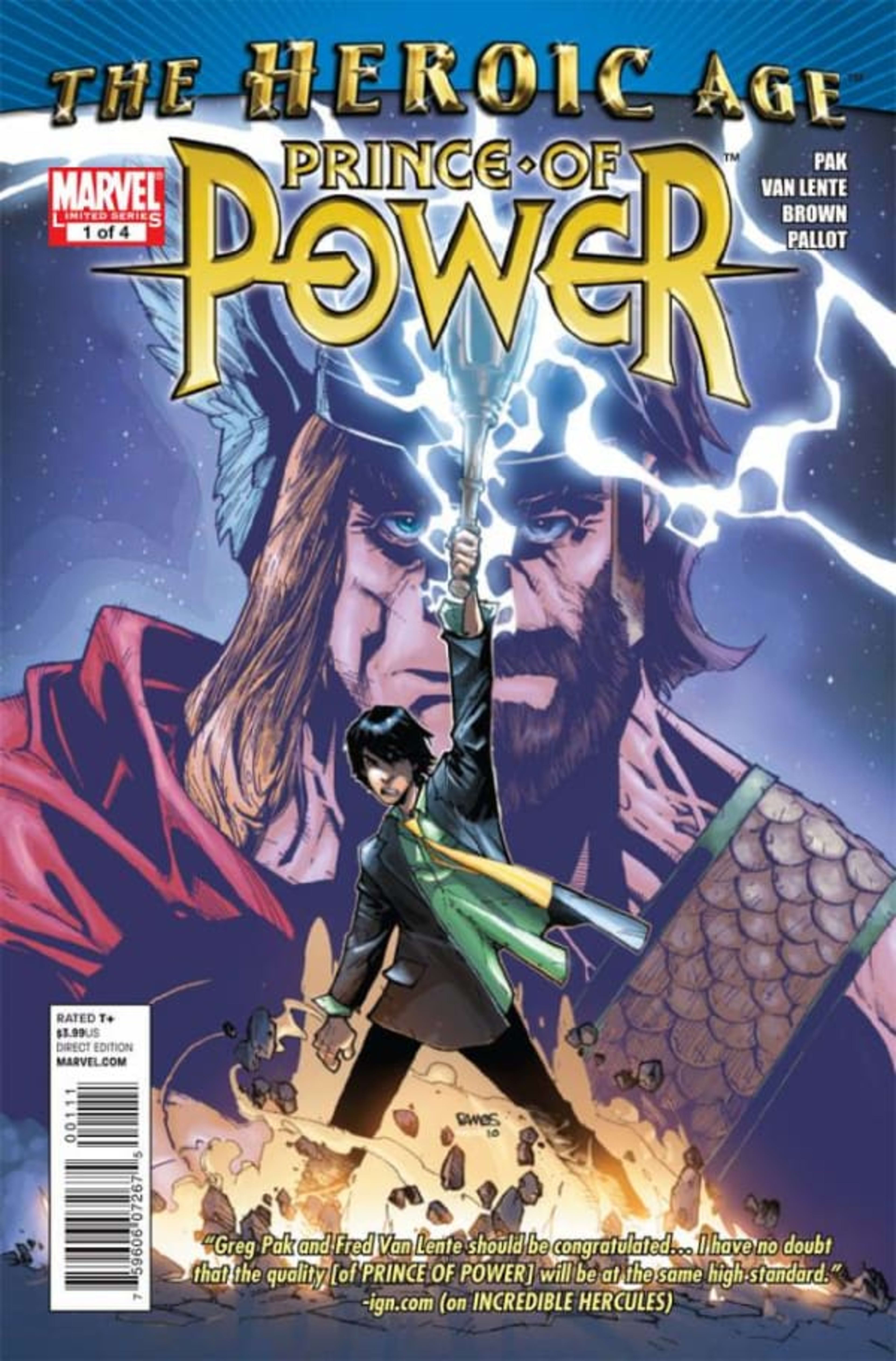 Heroic Age: Prince of Power cover — © Marvel