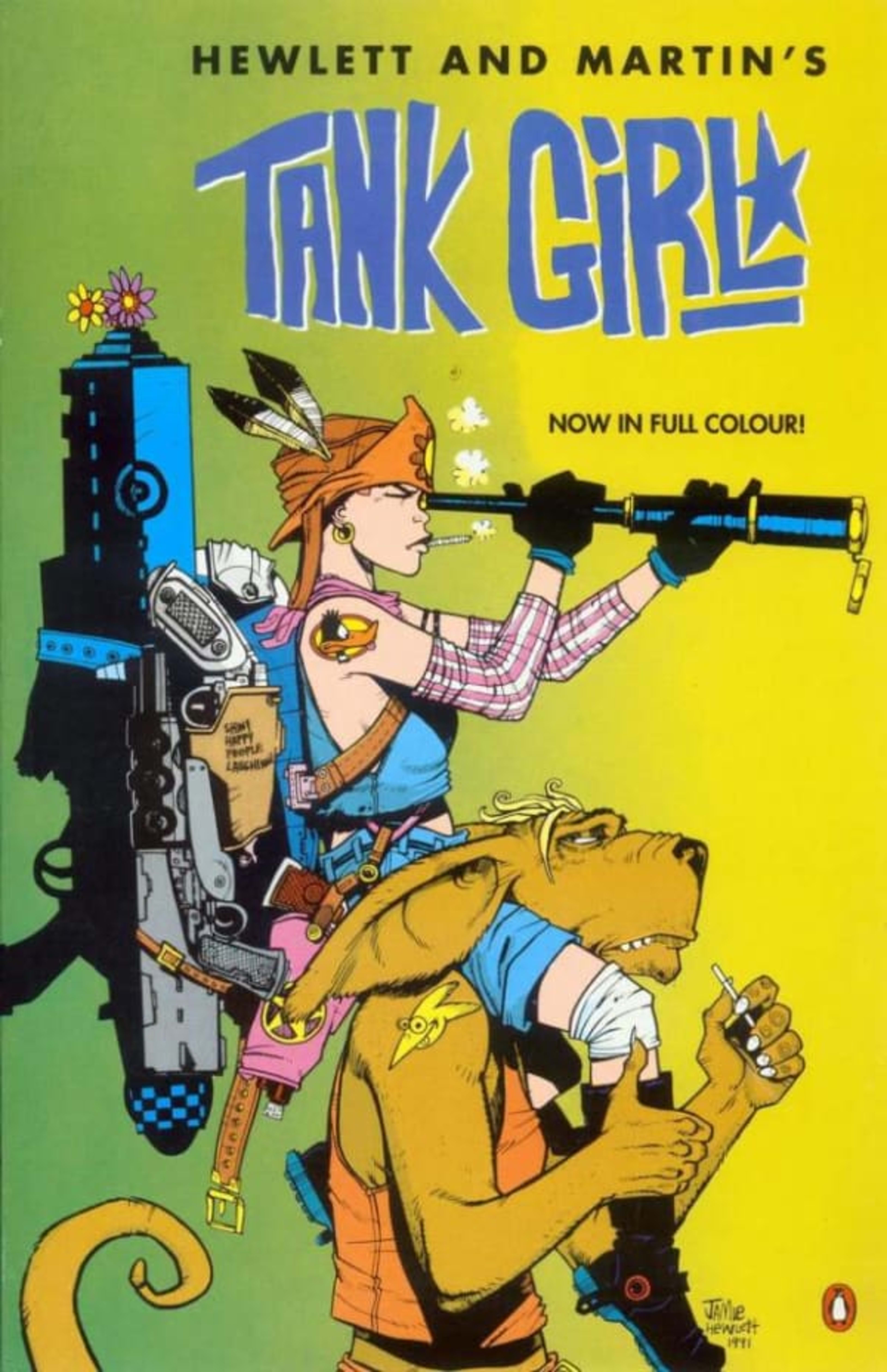 Hewlett & Martin's Tank Girl cover — © Penguin Group