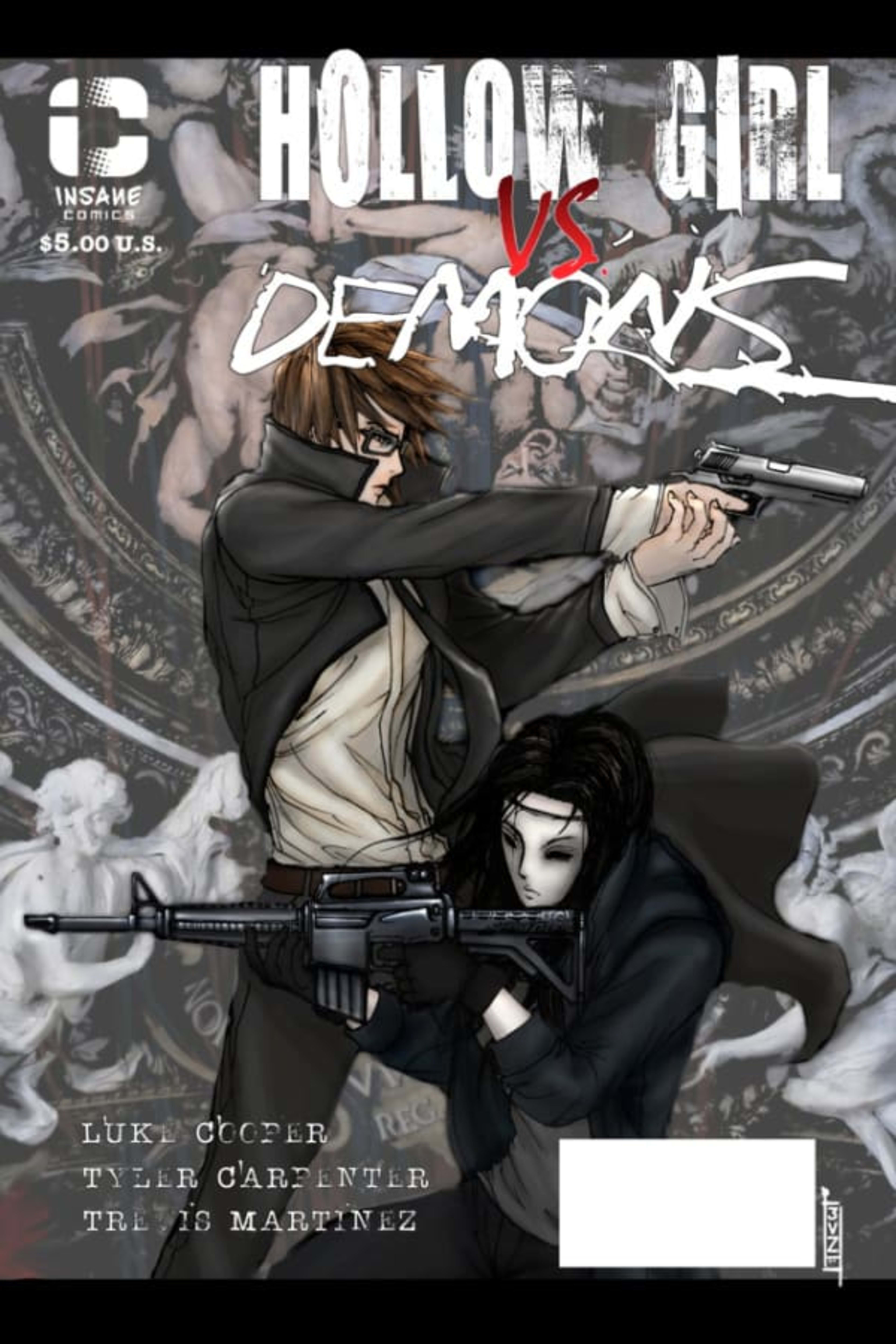 Hollow Girl Vs. Demons cover — © Insane Comics