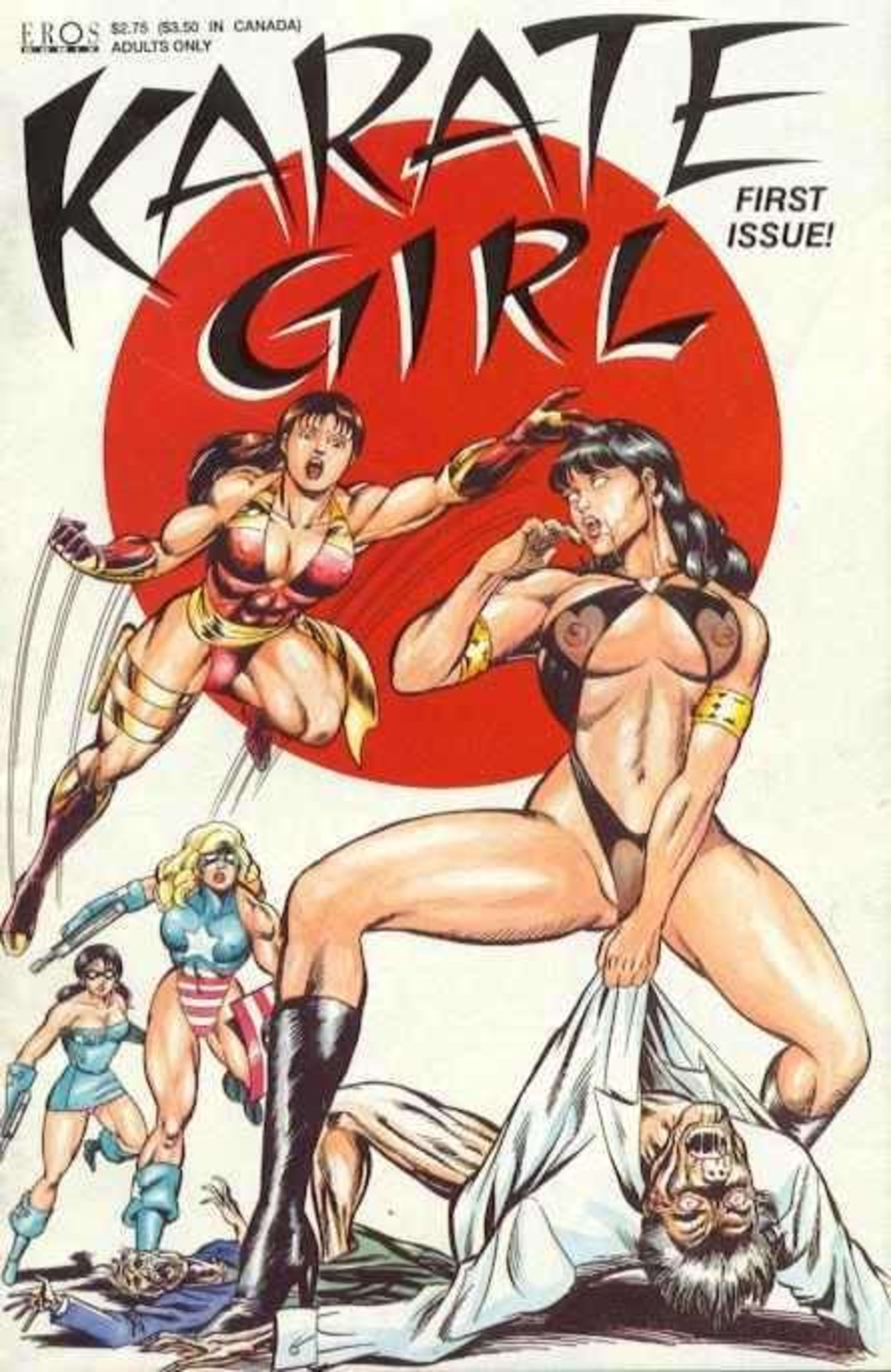 Karate Girl cover — © Eros Comix
