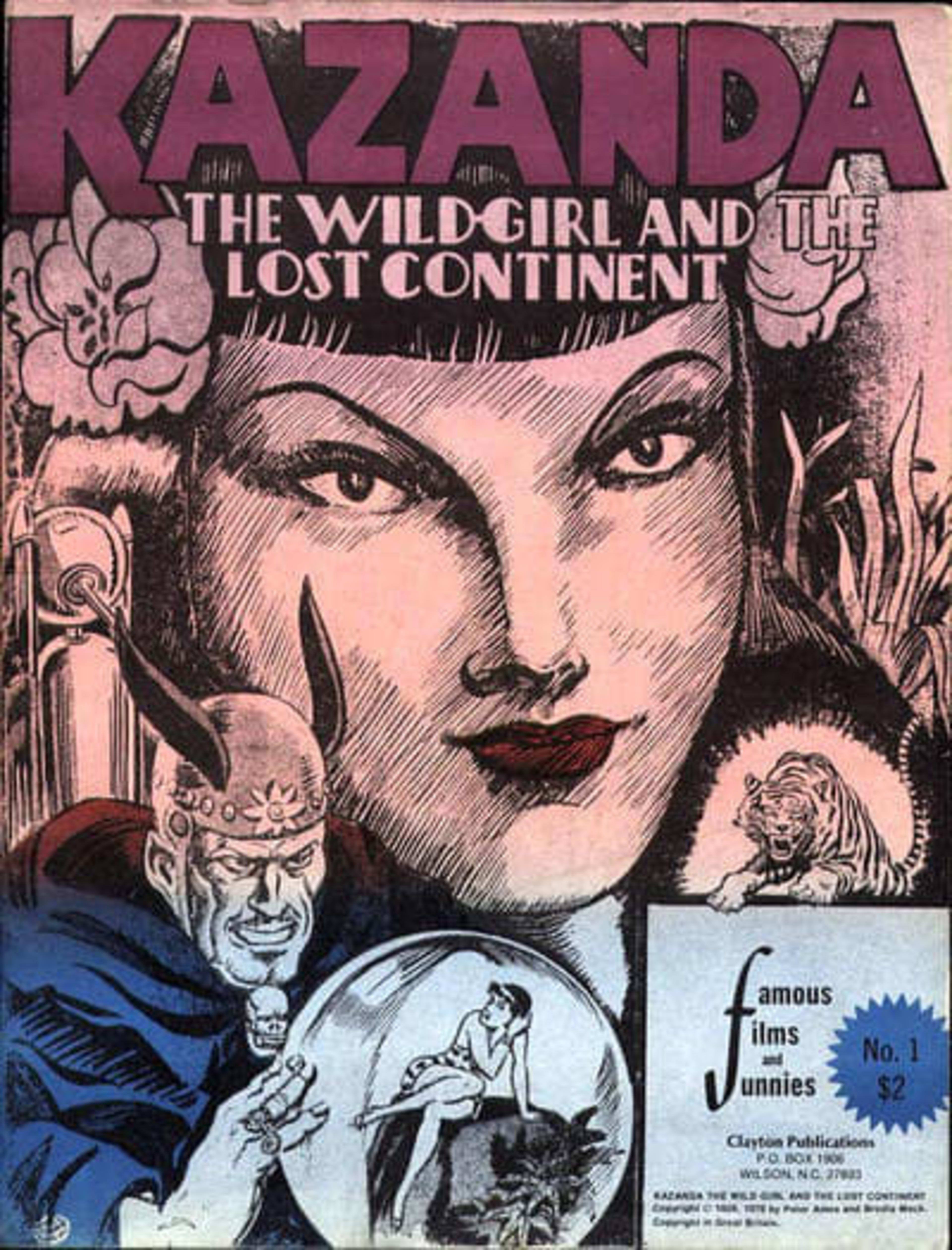 Kazanda the Wild Girl and the Lost Continent cover — © N.S.W. Bookstall Co.