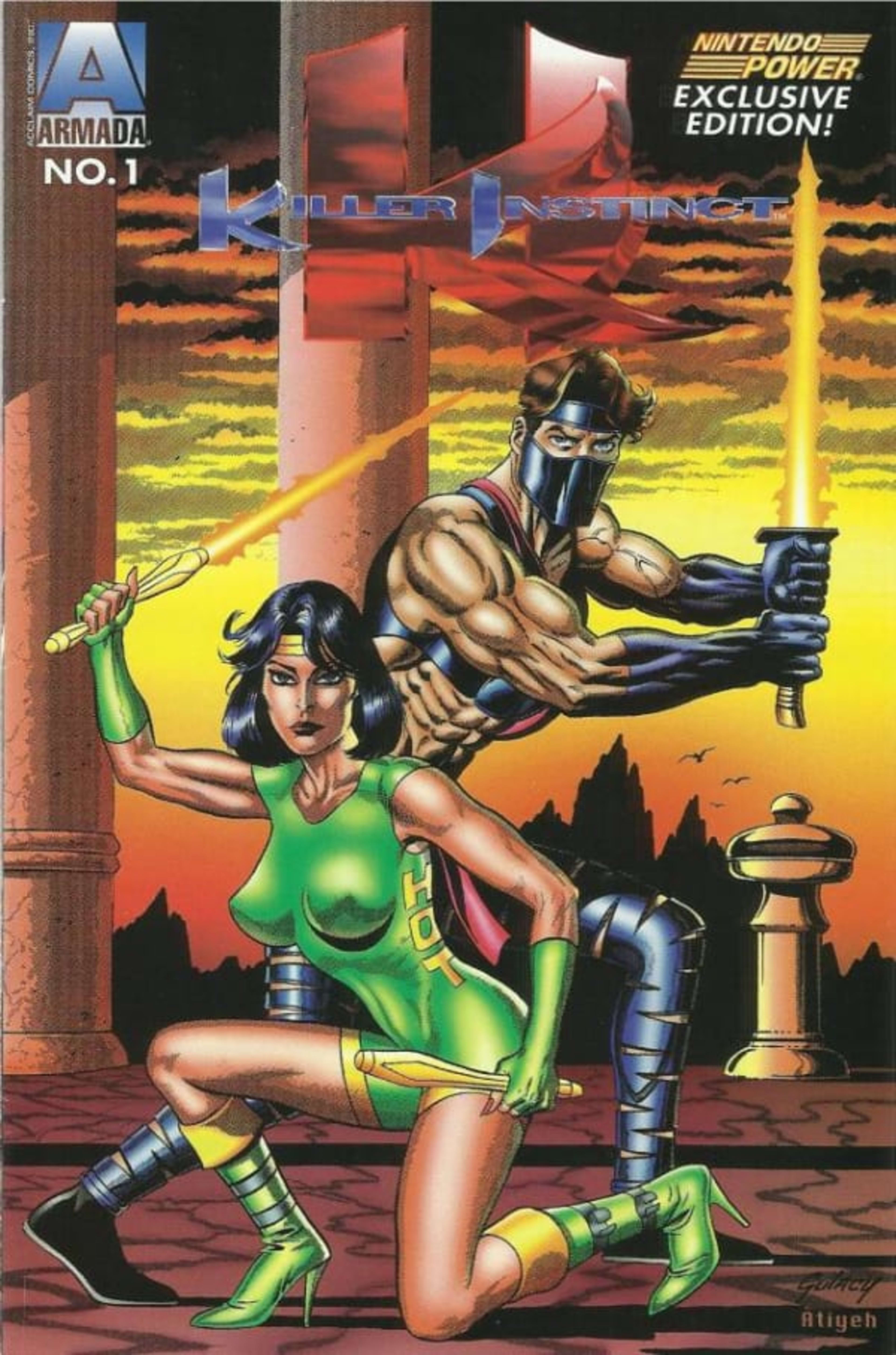 Killer Instinct Nintendo Power Exclusive Edition cover — © Valiant/Acclaim