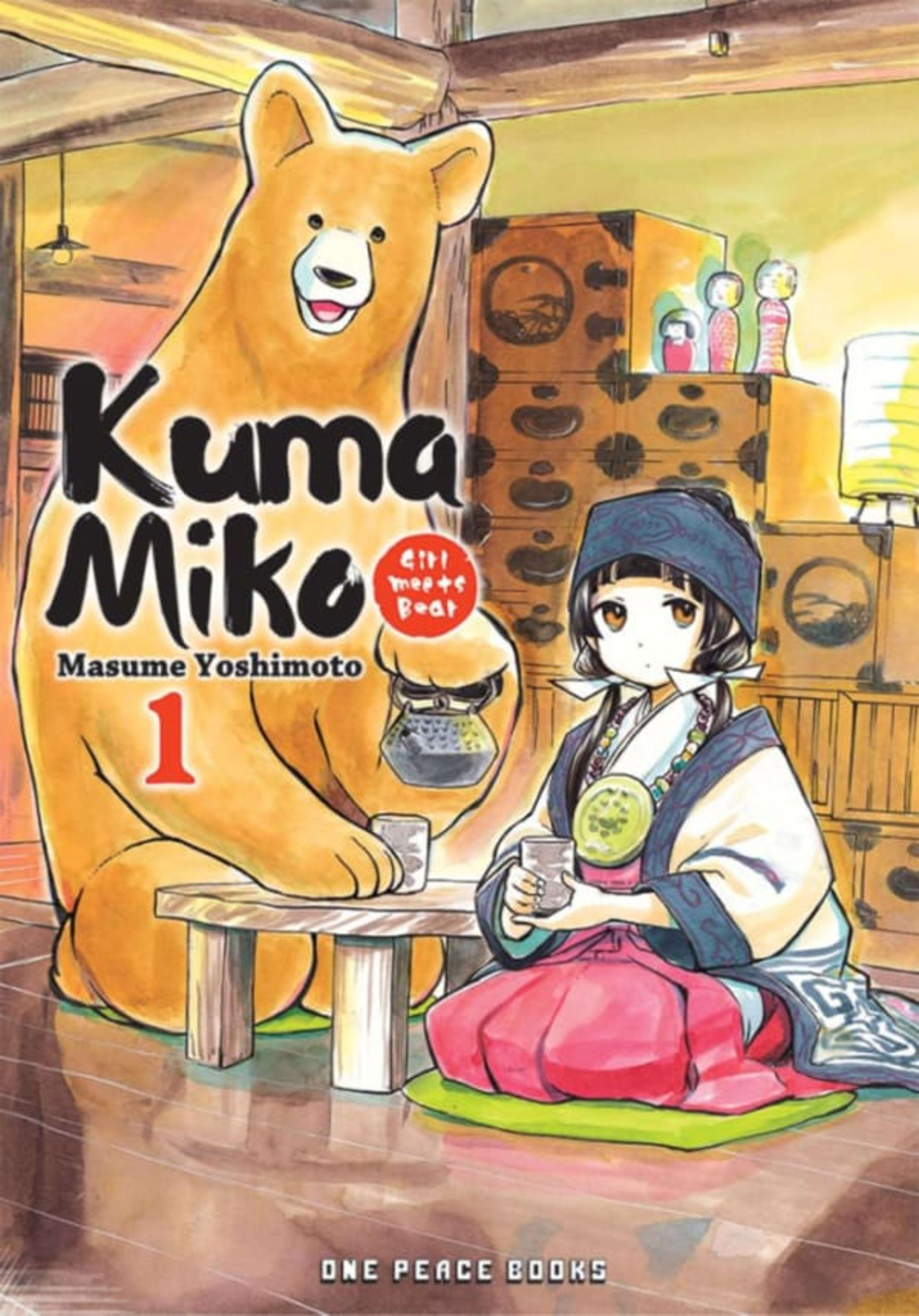 Kuma Miko: Girl Meets Bear cover — © One Peace Books