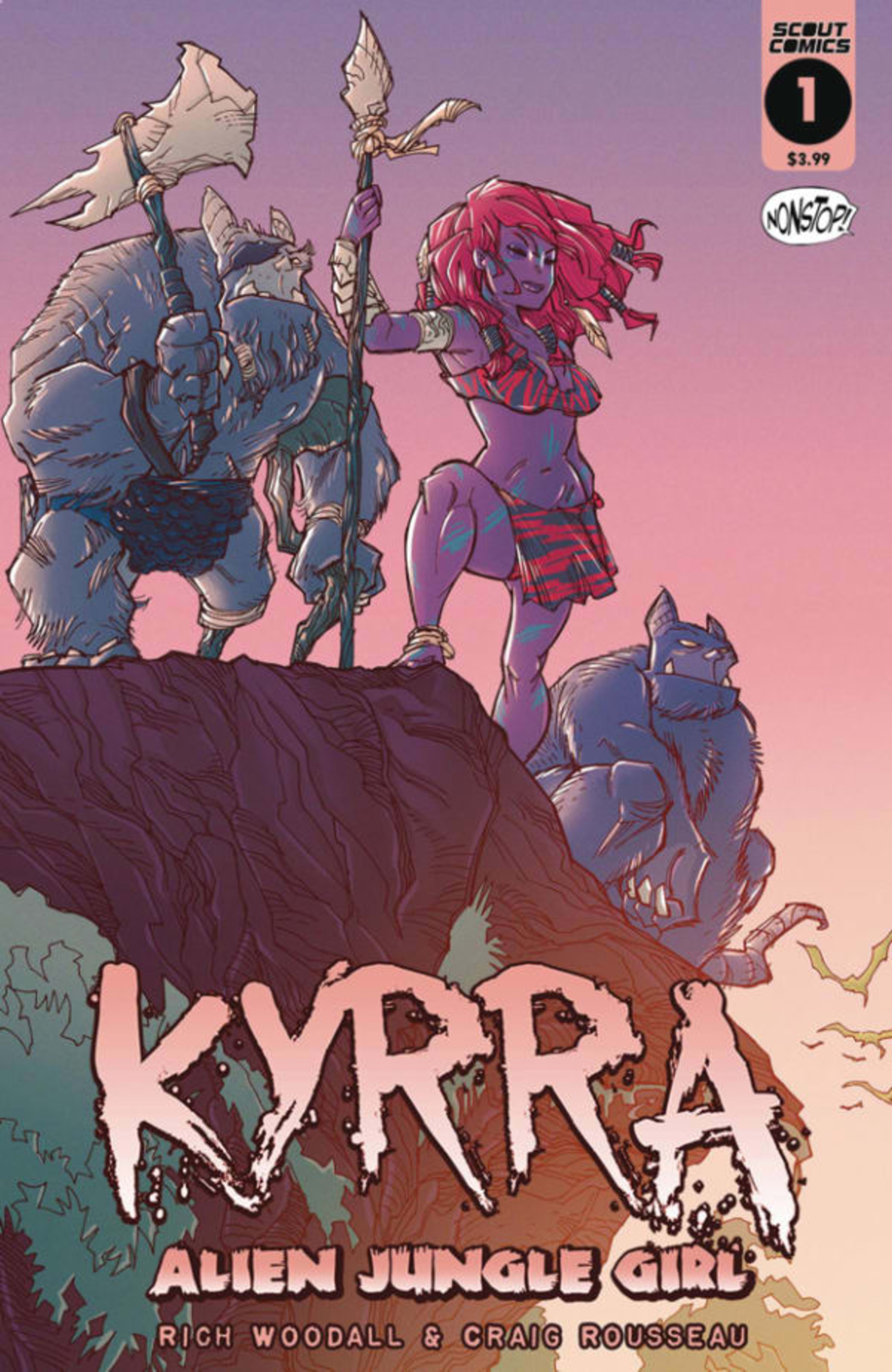 Kyrra: Alien Jungle Girl cover — © Scout Comics