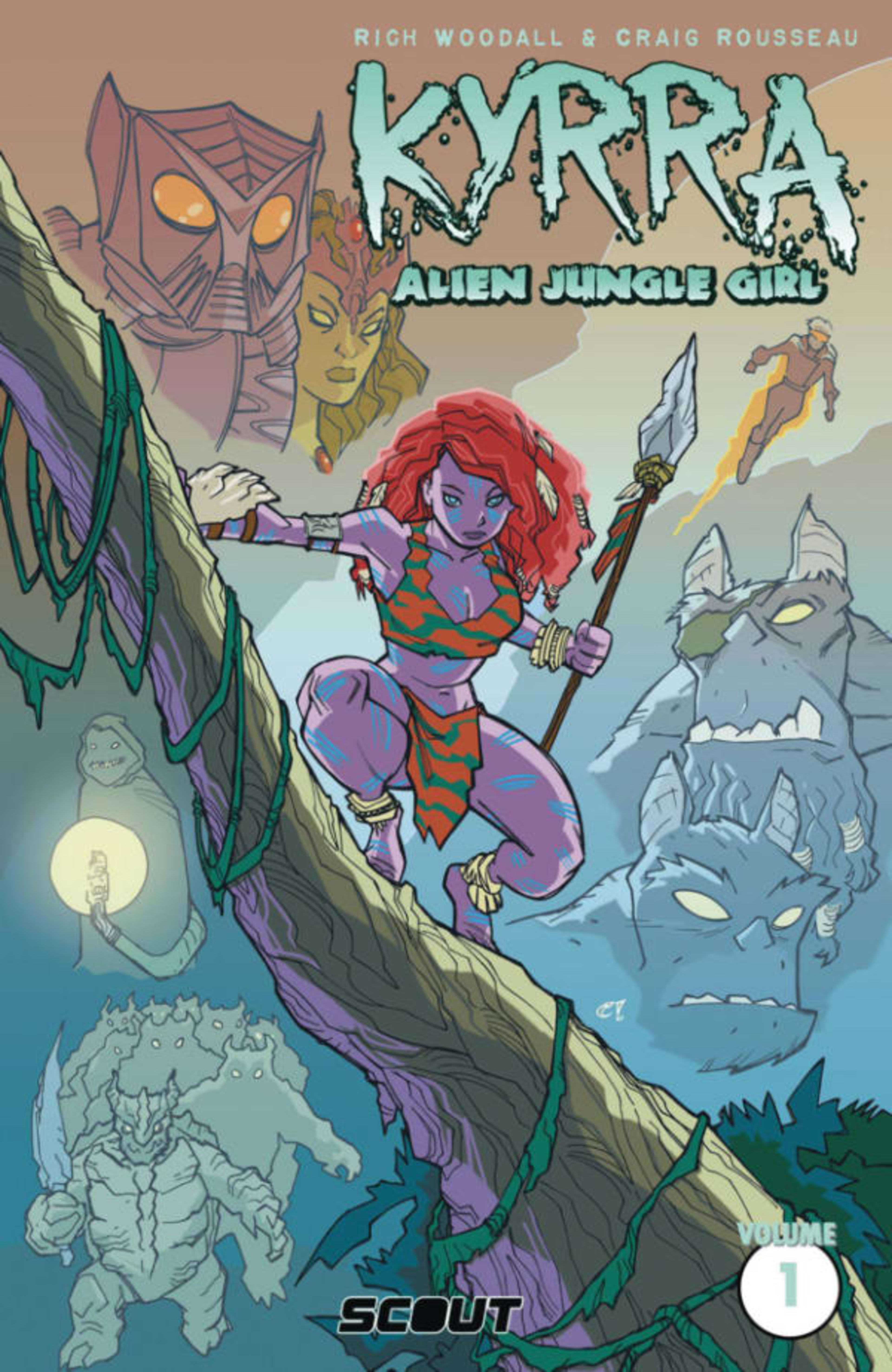 Kyrra: Alien Jungle Girl cover — © Scout Comics