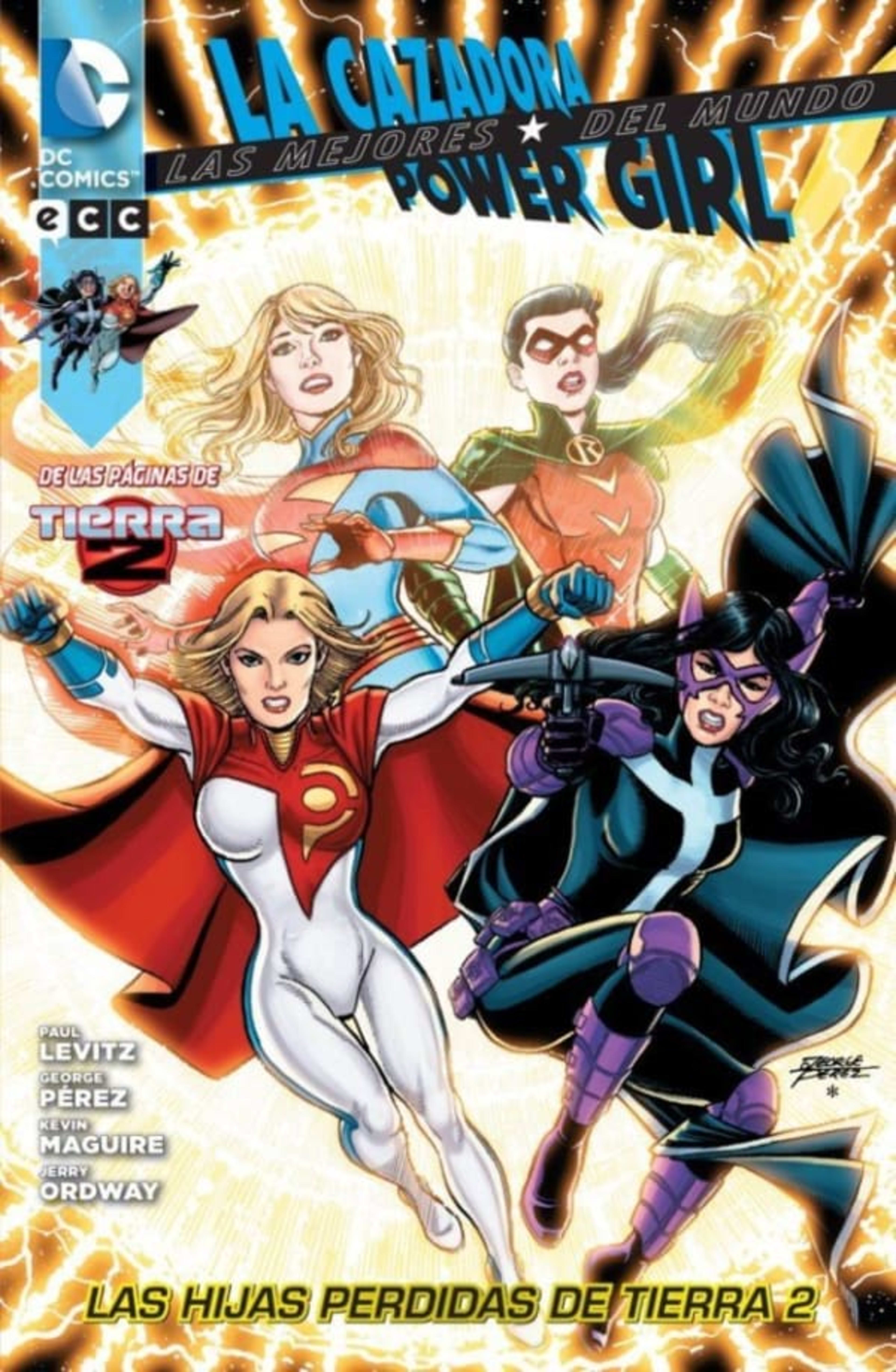 La Cazadora / Power Girl: Las mejores del mundo cover — © ECC Ediciones