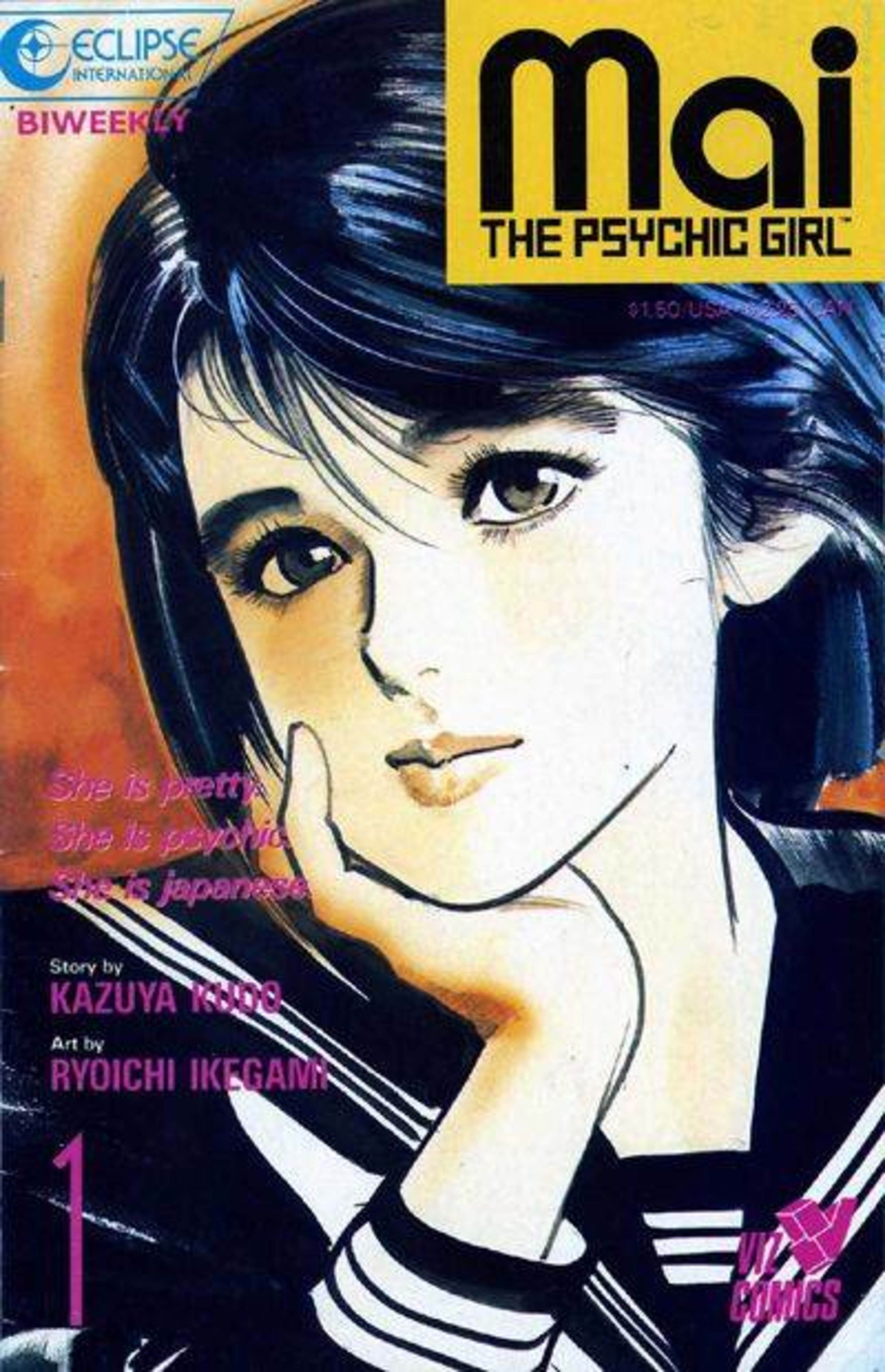 Mai, The Psychic Girl cover — © Eclipse