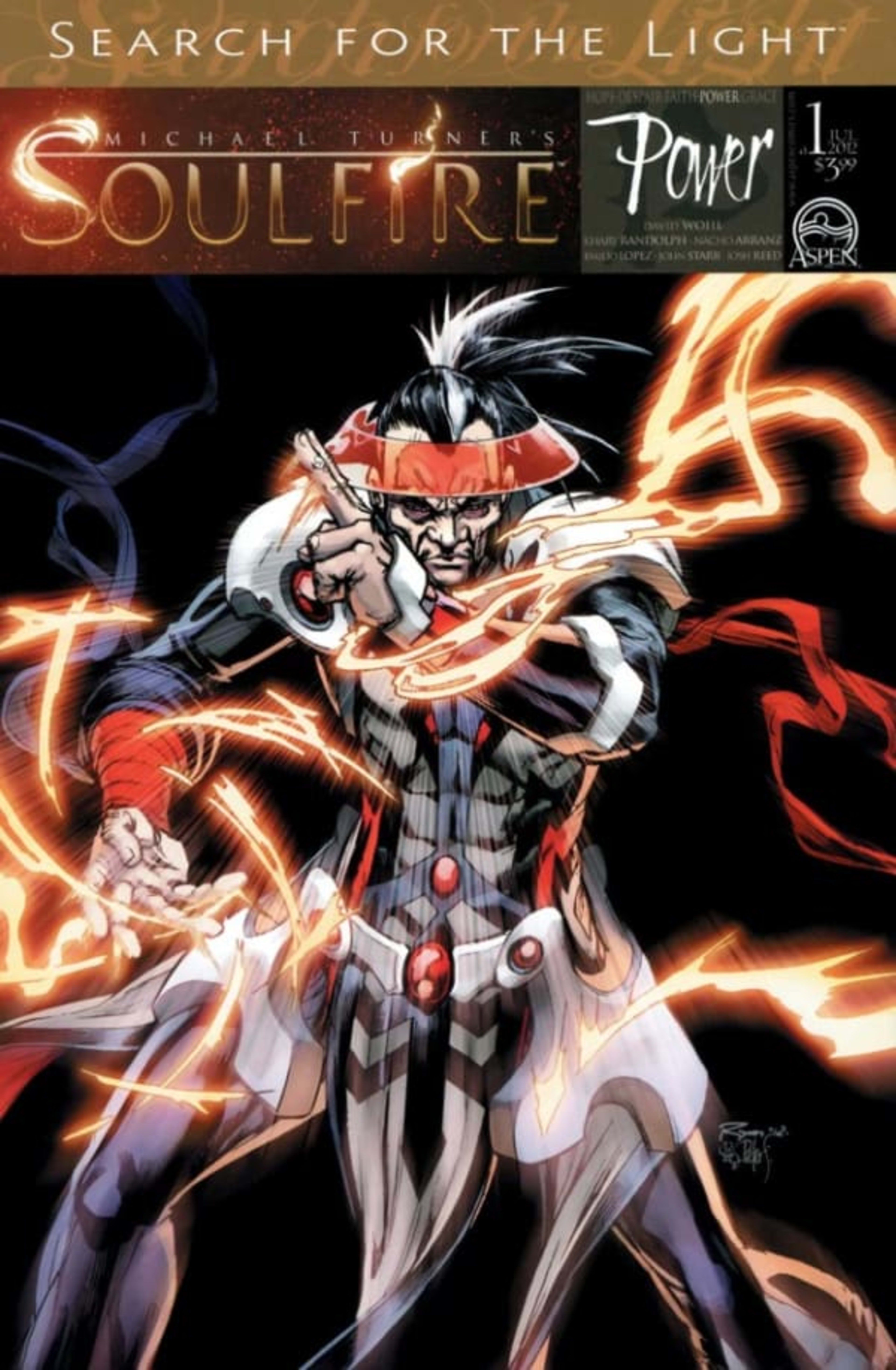 Michael Turner's Soulfire Power cover — © Aspen MLT