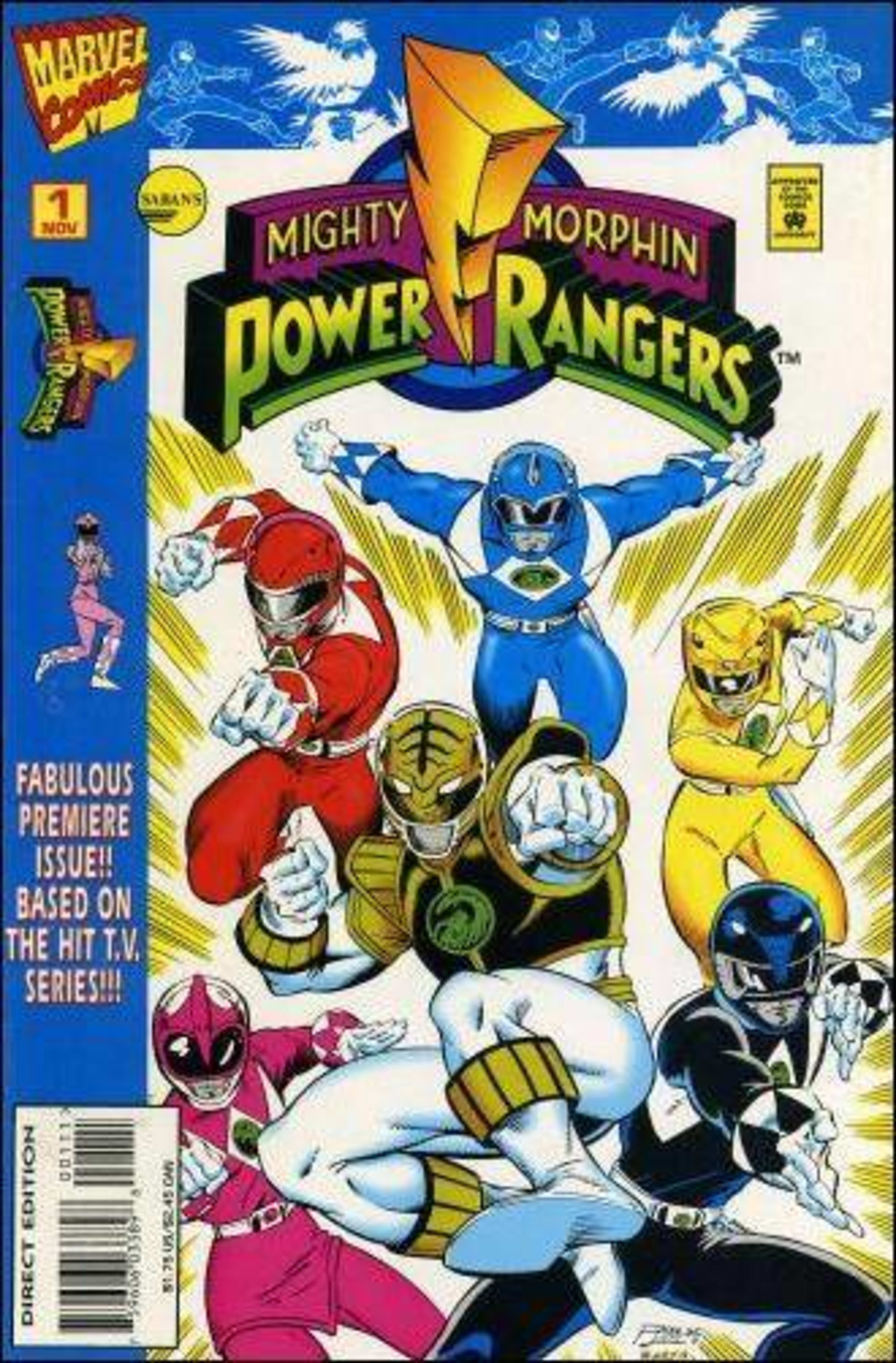 Mighty Morphin Power Rangers cover — © Marvel