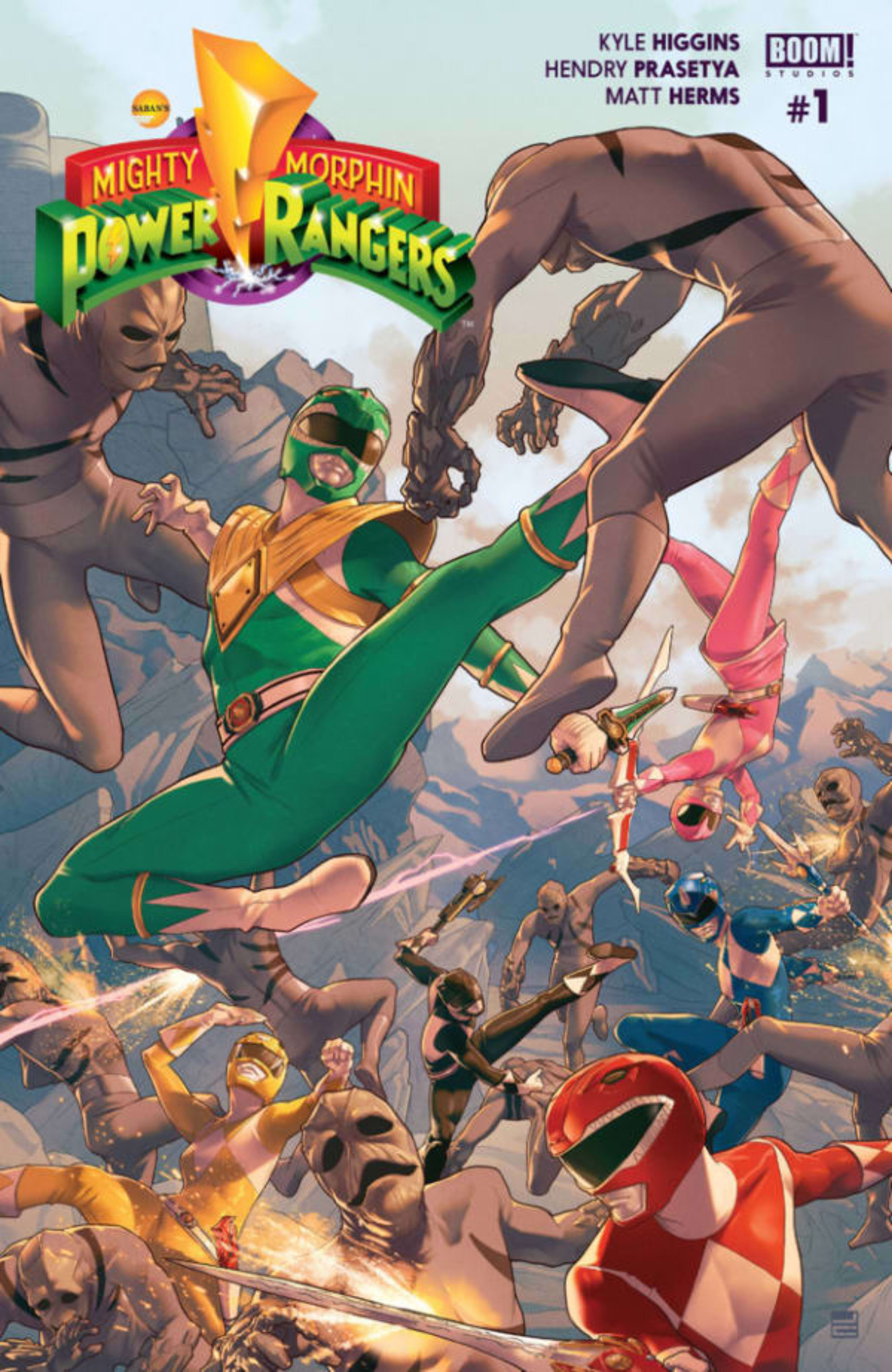 Mighty Morphin Power Rangers cover — © Boom! Studios