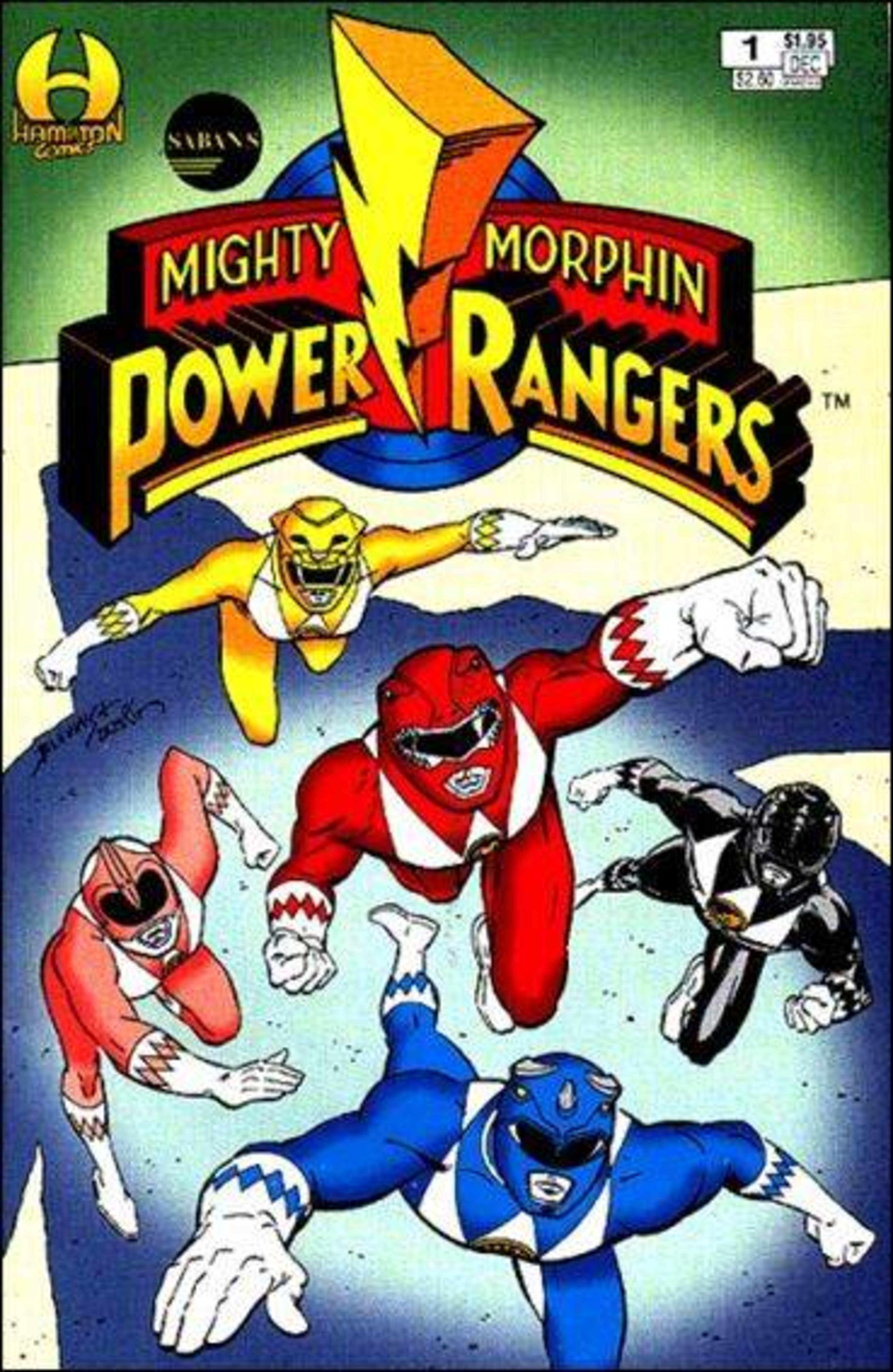 Mighty Morphin Power Rangers cover — © Hamilton Comics