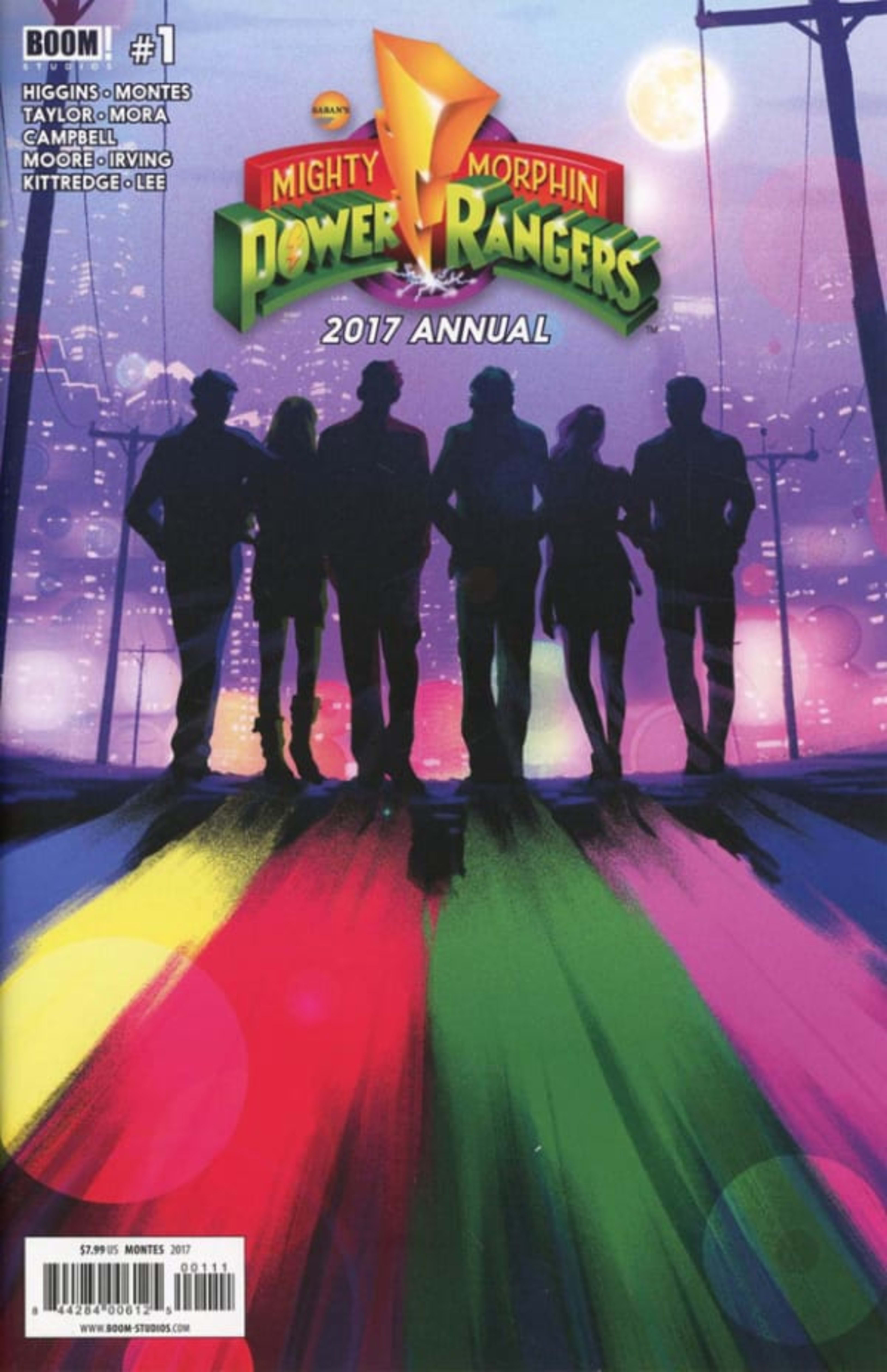 Mighty Morphin Power Rangers 2017 Annual cover — © Boom! Studios