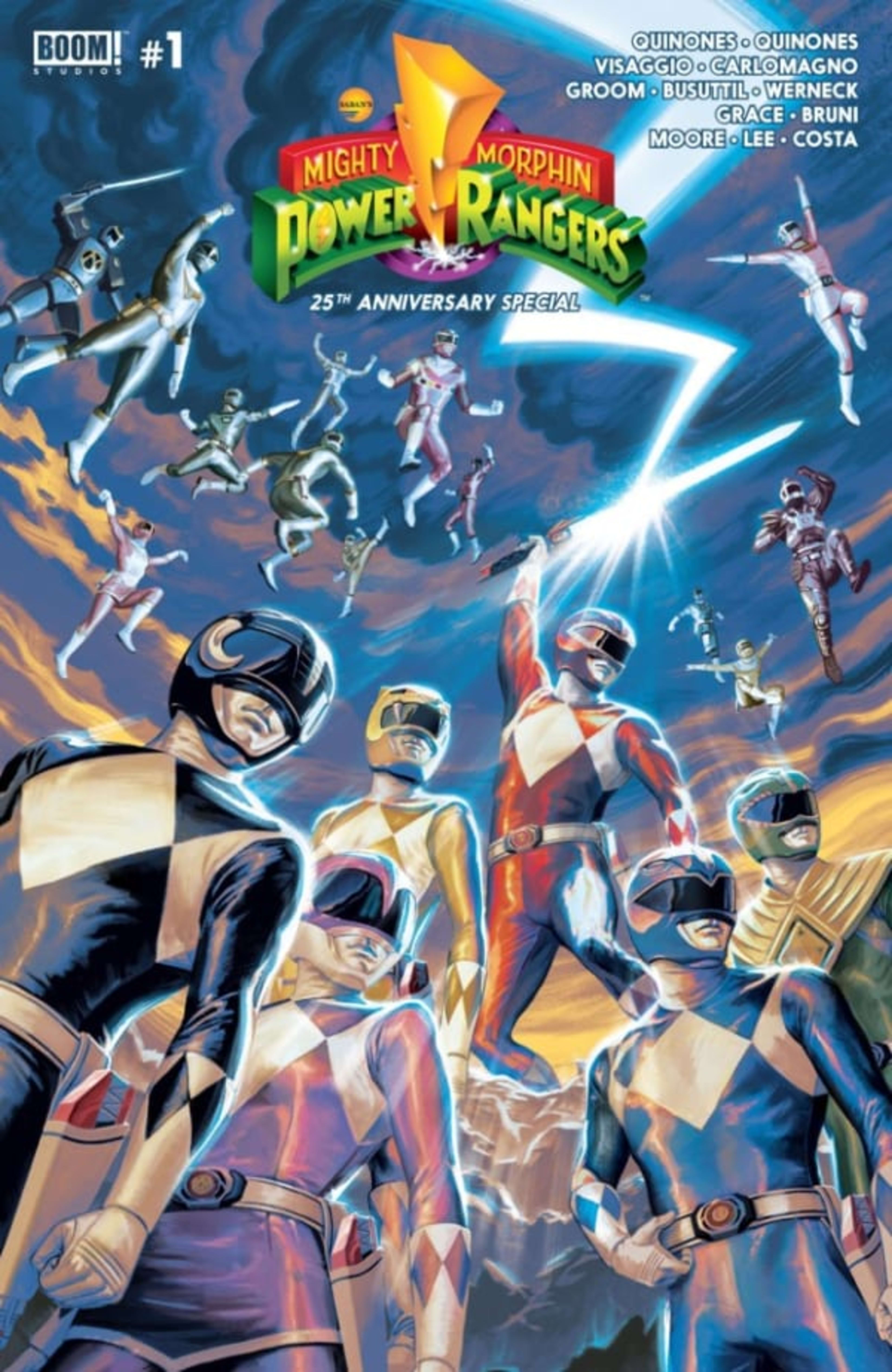 Mighty Morphin Power Rangers 25th Anniversary Special cover — © Boom! Studios
