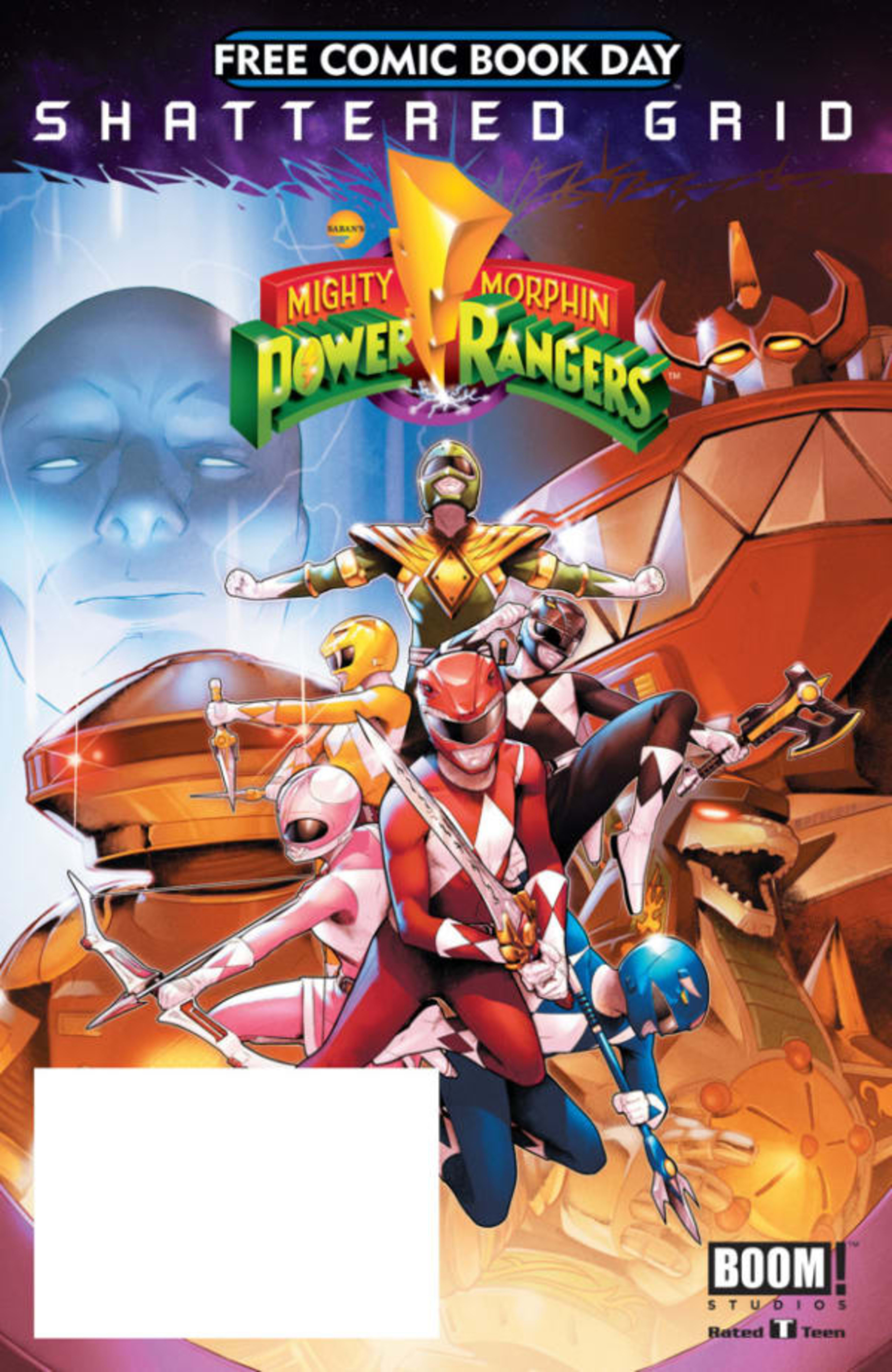 Mighty Morphin Power Rangers Free Comic Book Day 2018 Special cover — © Boom! Studios