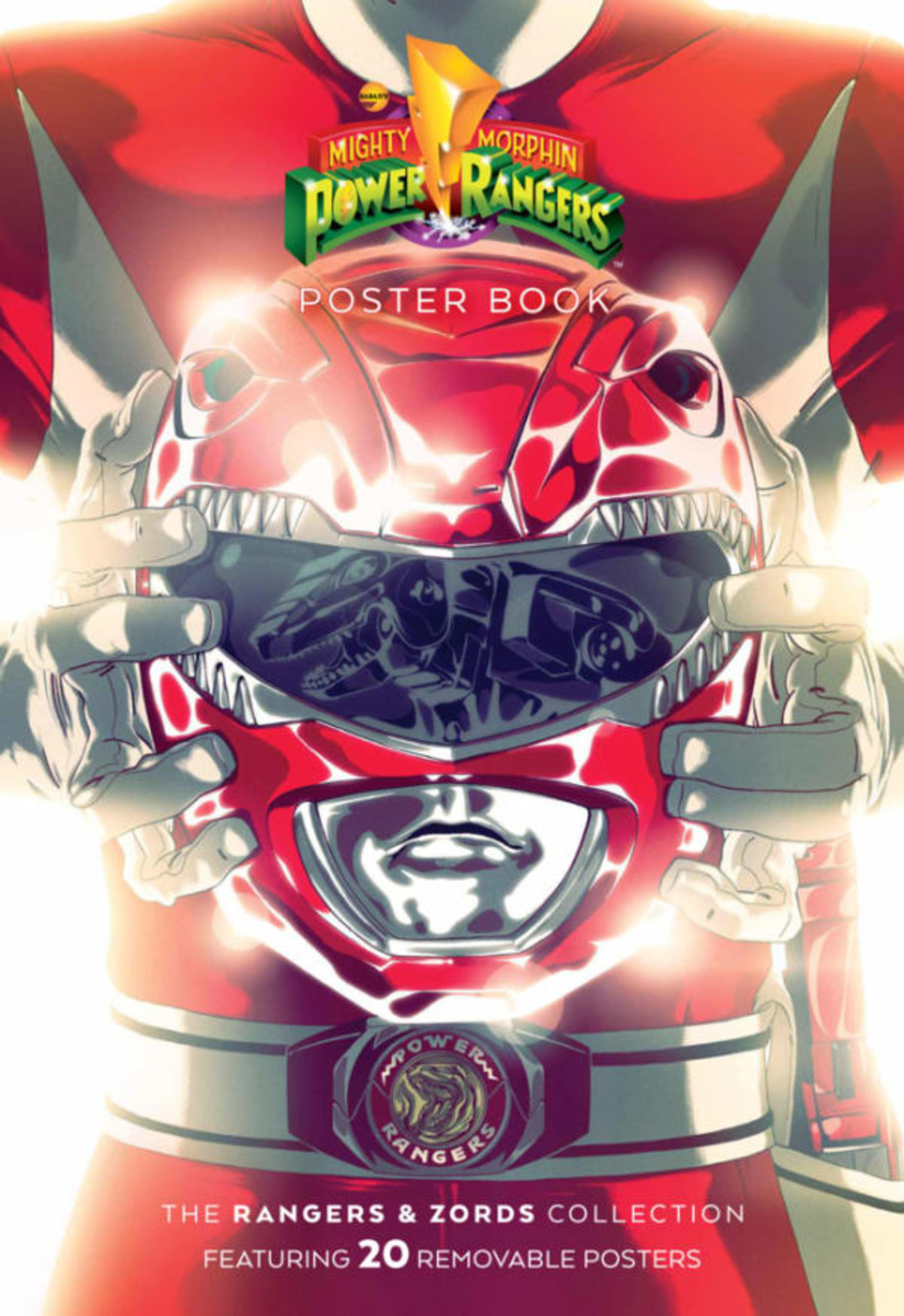Mighty Morphin Power Rangers Poster Book: The Rangers & Zords Collection cover — © Boom! Studios
