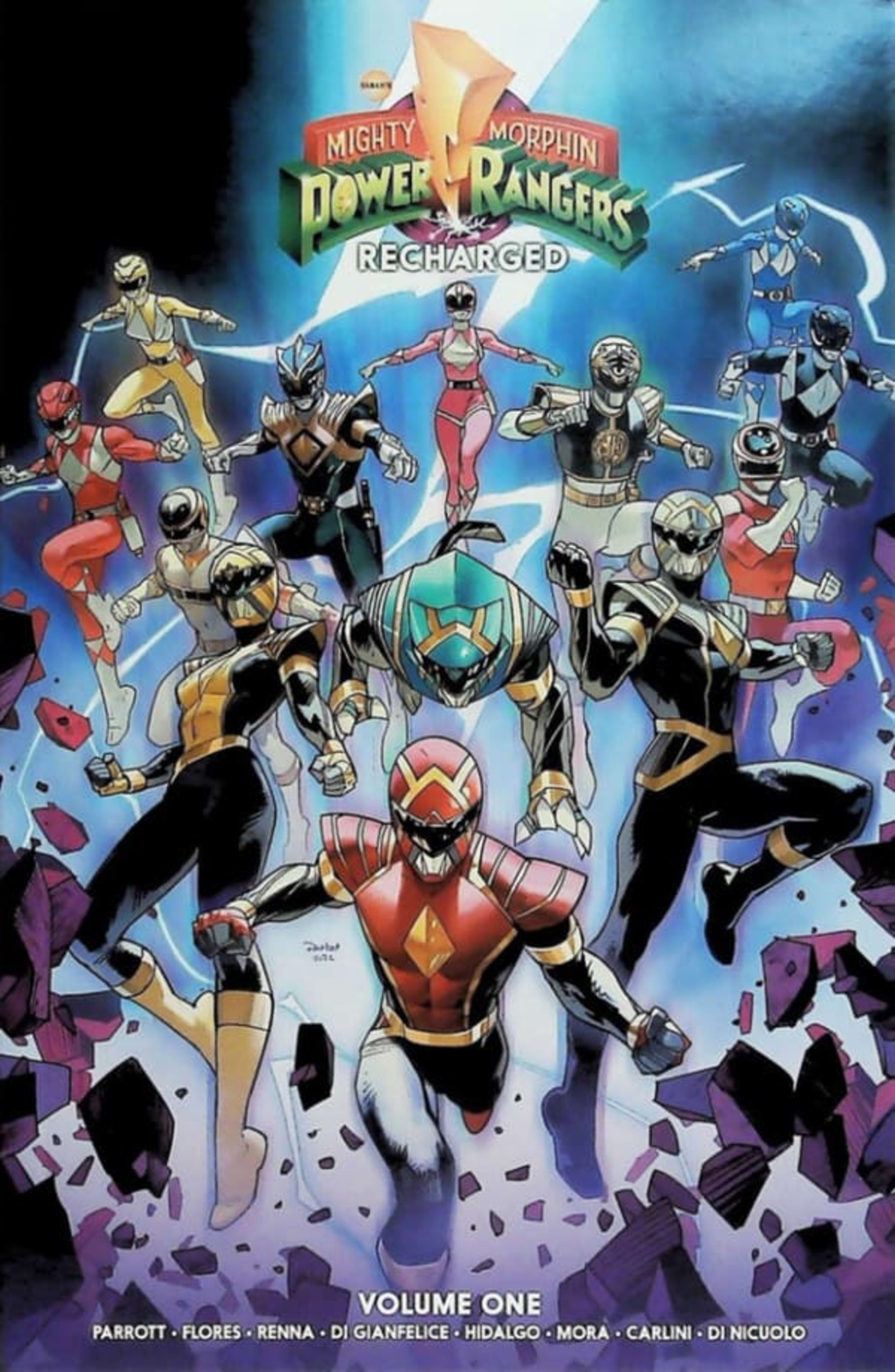 Mighty Morphin Power Rangers: Recharged cover — © Boom! Studios