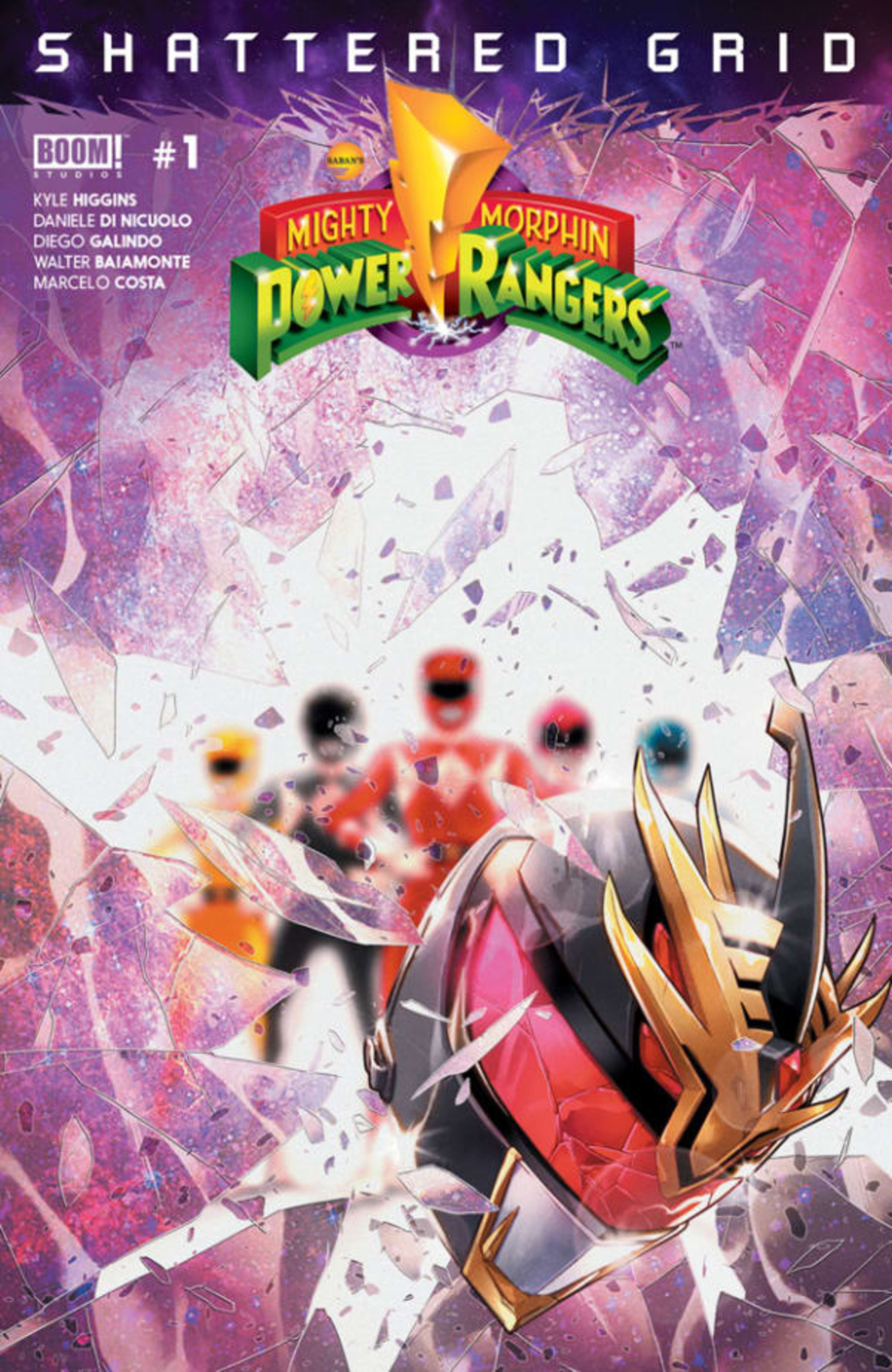 Mighty Morphin Power Rangers: Shattered Grid cover — © Boom! Studios