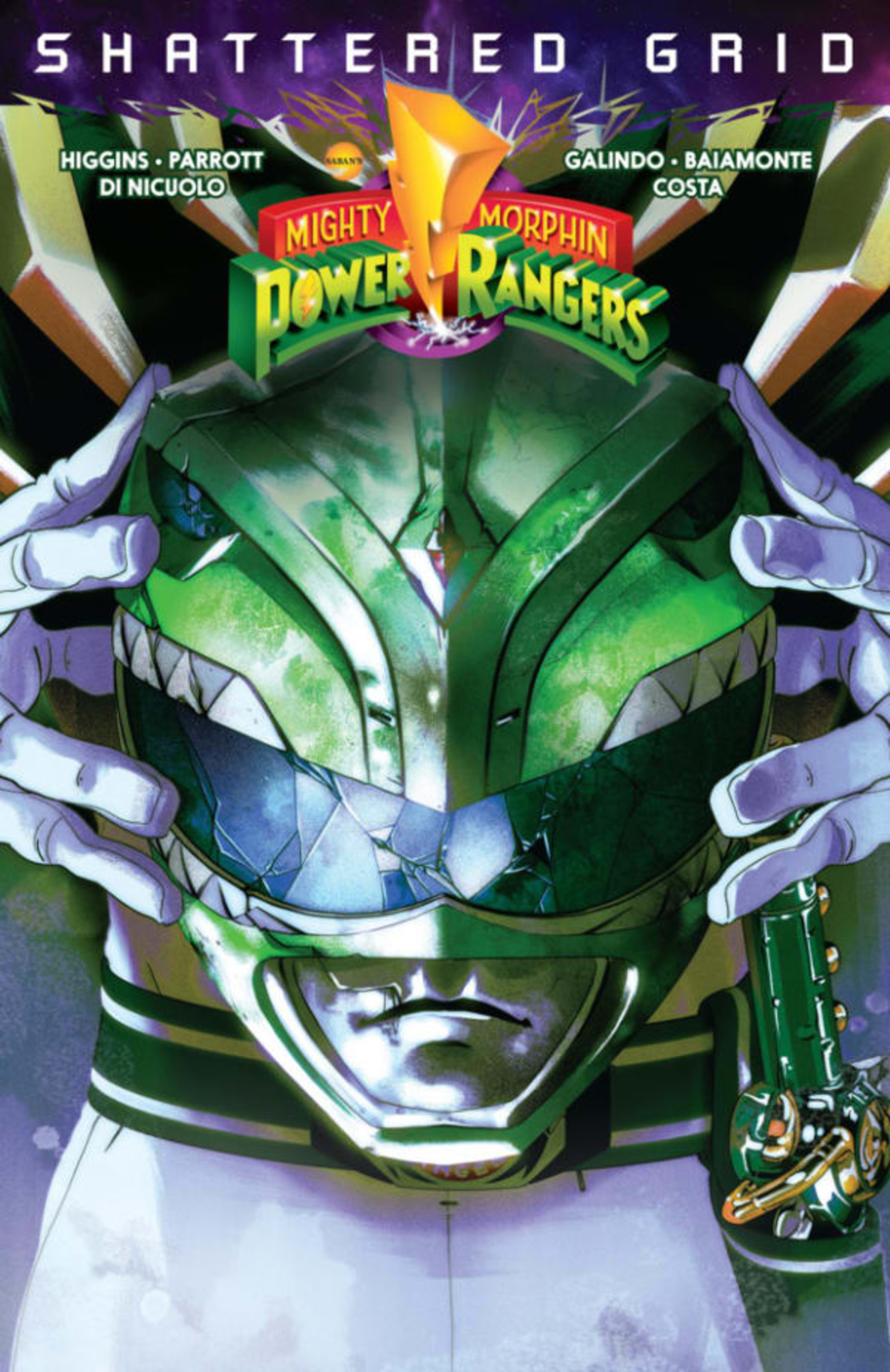 Mighty Morphin Power Rangers: Shattered Grid cover — © Boom! Studios