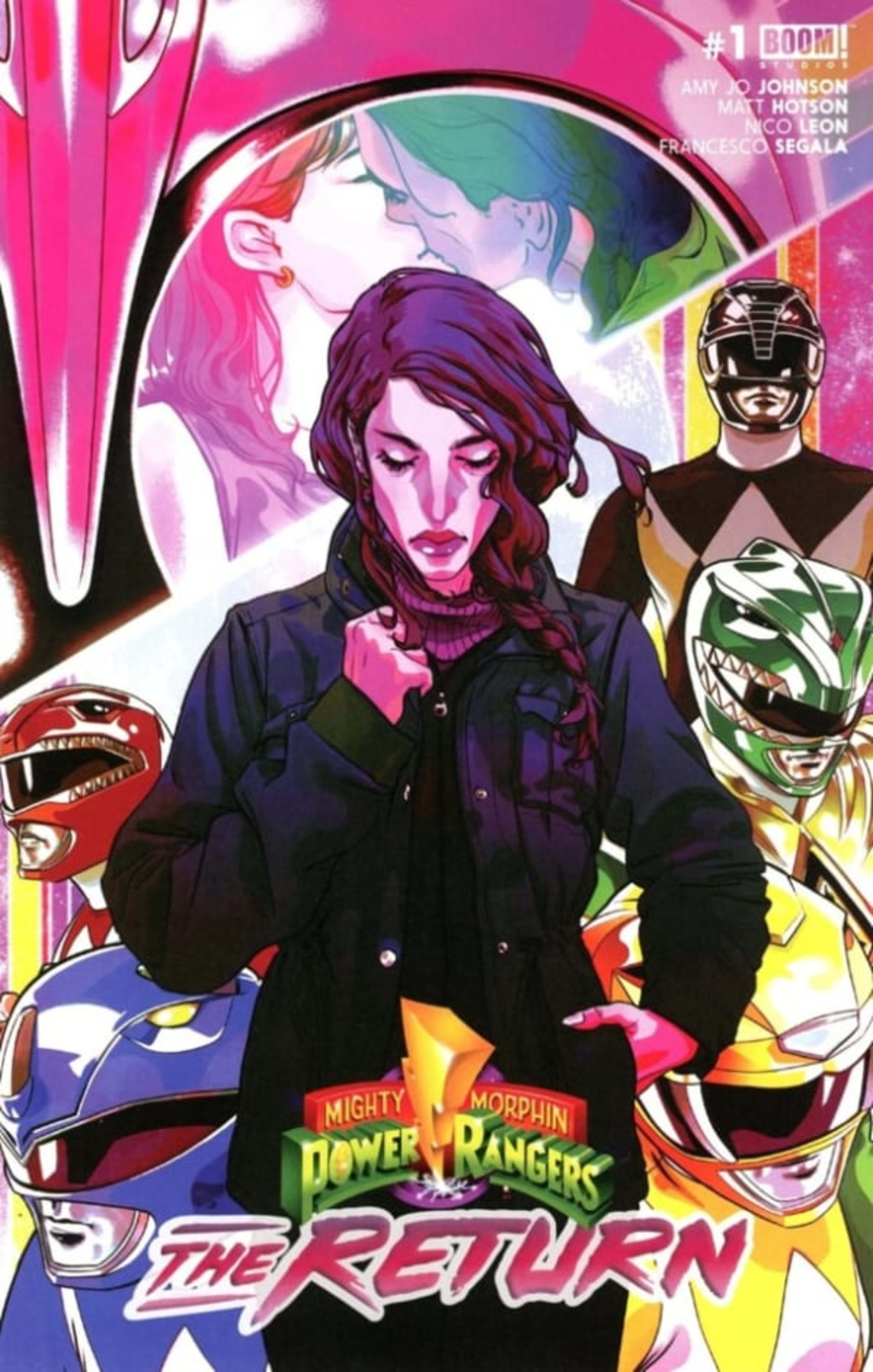 Mighty Morphin Power Rangers: The Return cover — © Boom! Studios