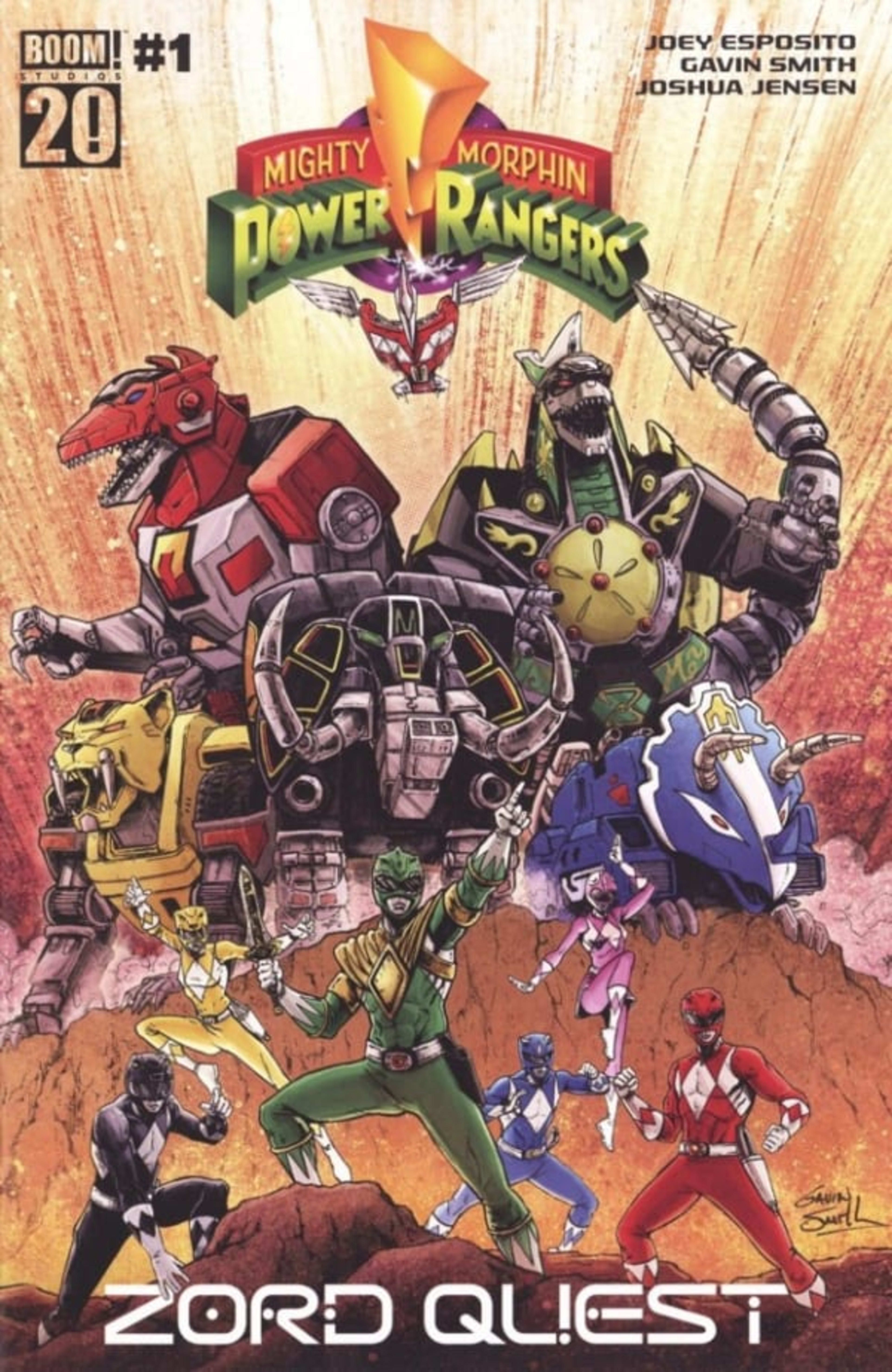 Mighty Morphin Power Rangers: Zord Quest cover — © Boom! Studios