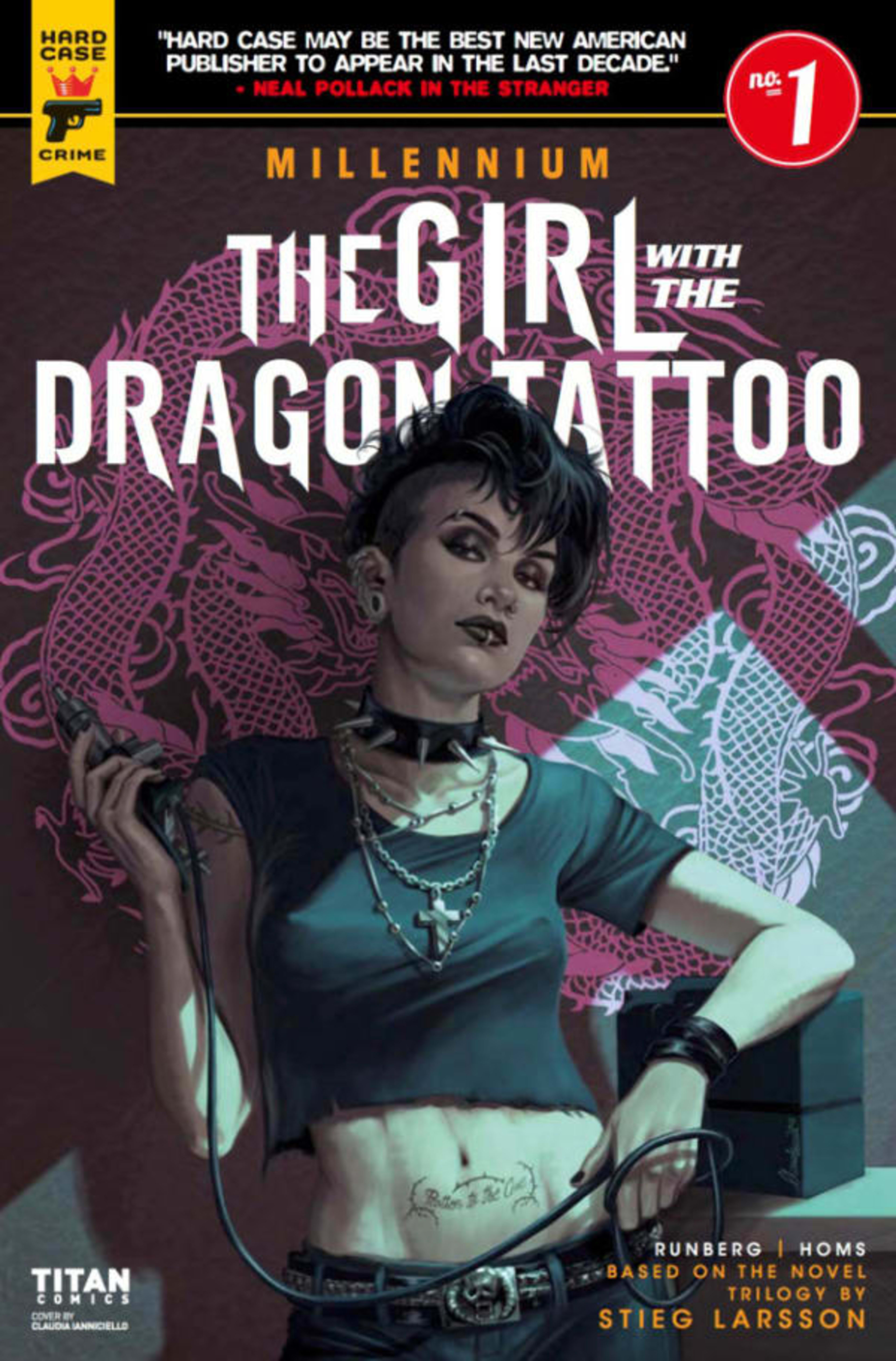 Millennium: The Girl With the Dragon Tattoo cover — © Titan Comics