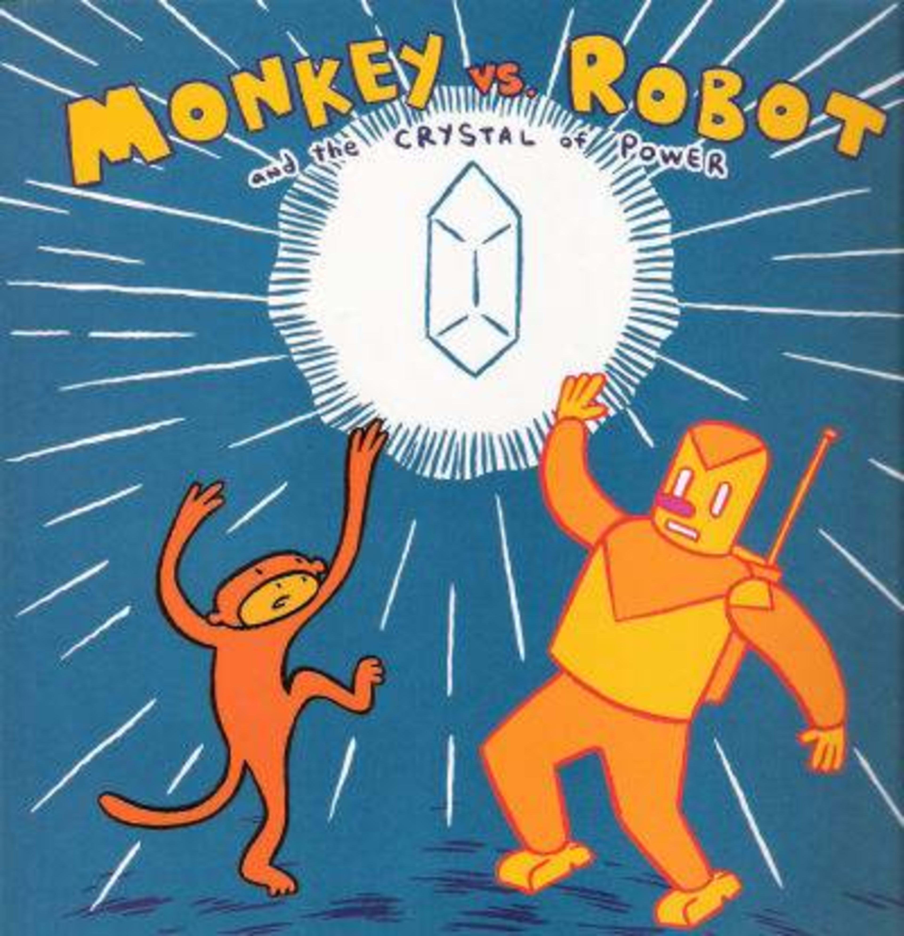 Monkey vs. Robot and the Crystal of Power cover — © Top Shelf