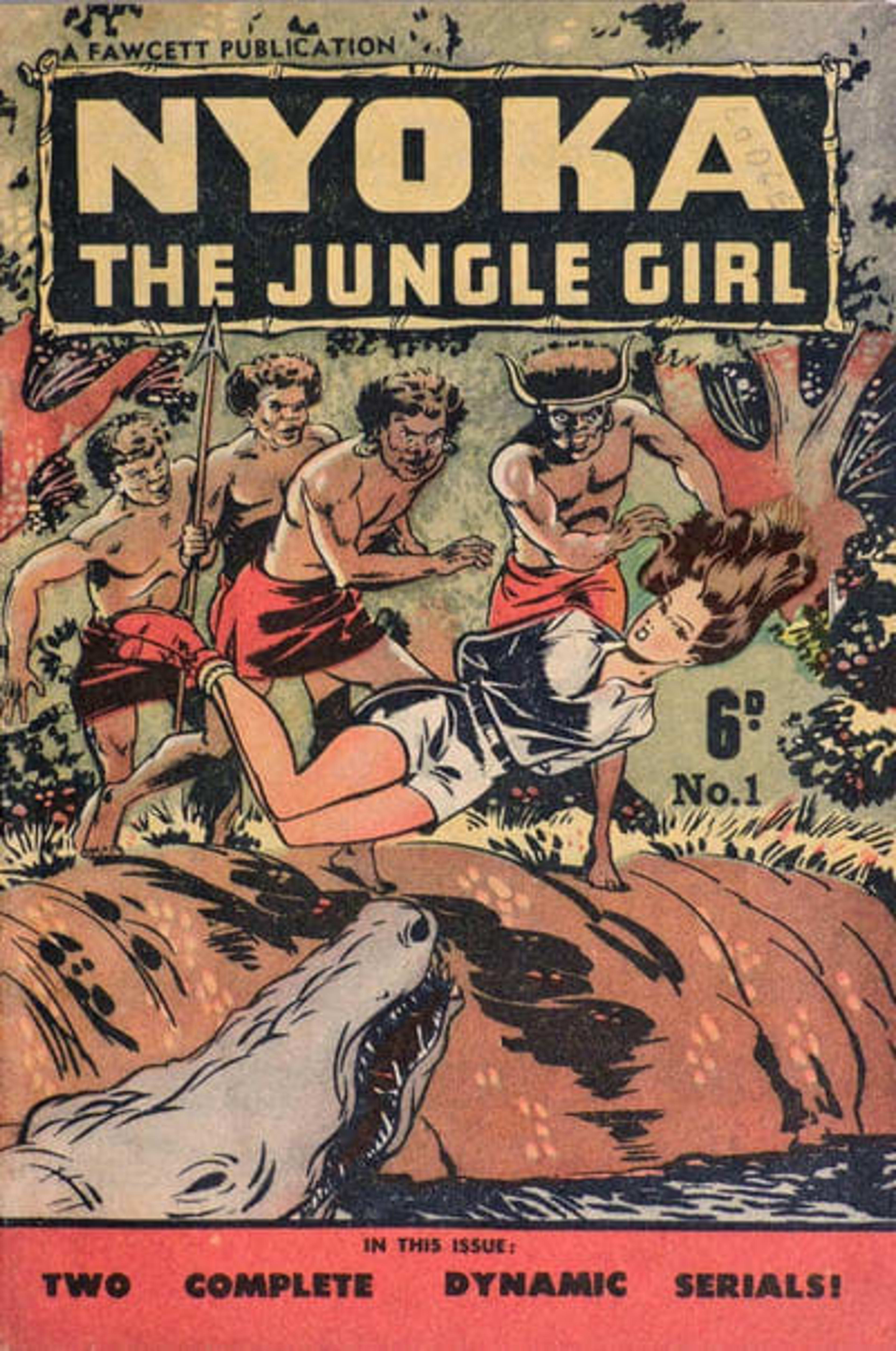 Nyoka the Jungle Girl cover — © Cleland