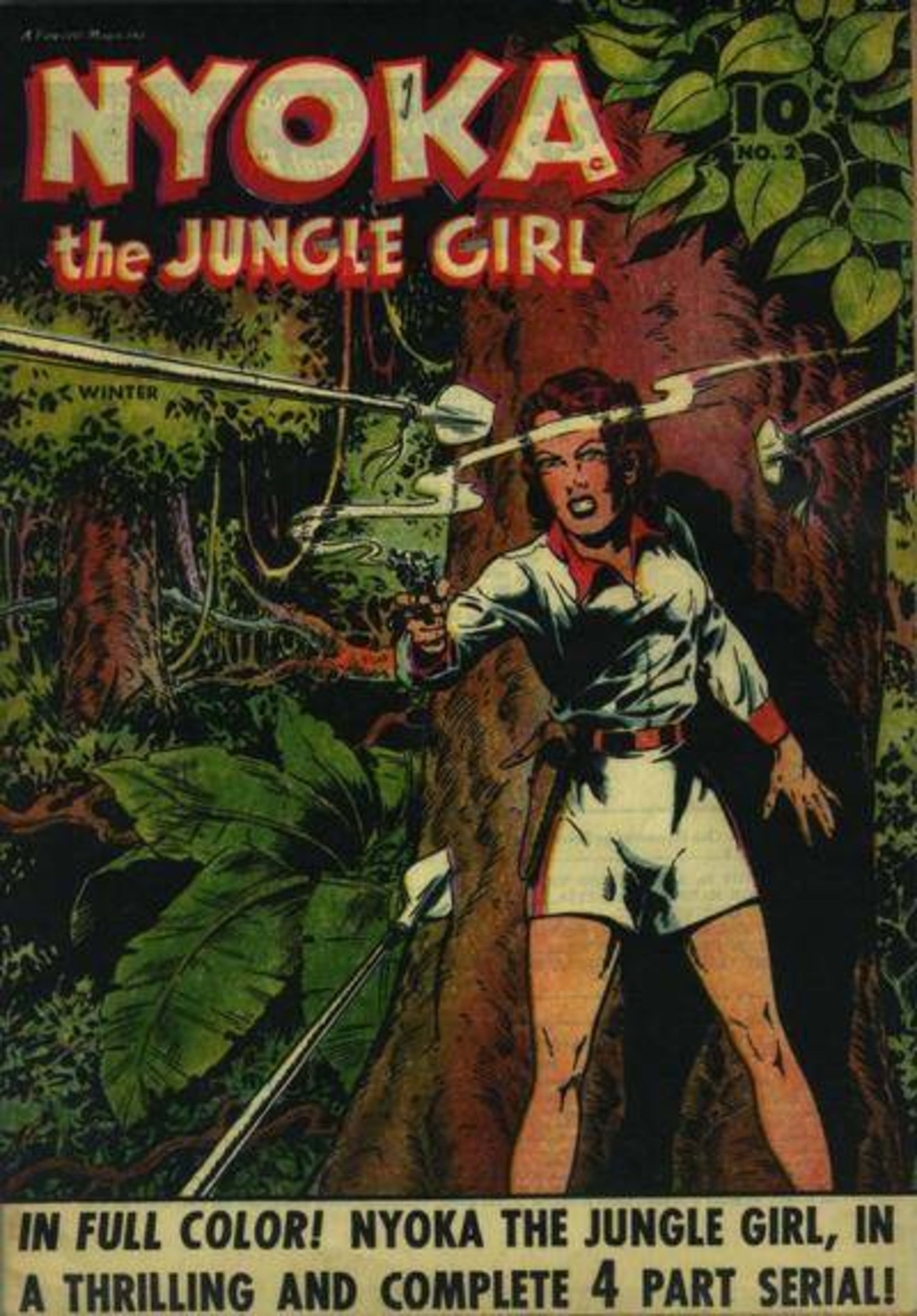 Nyoka the Jungle Girl cover — © Fawcett Publications