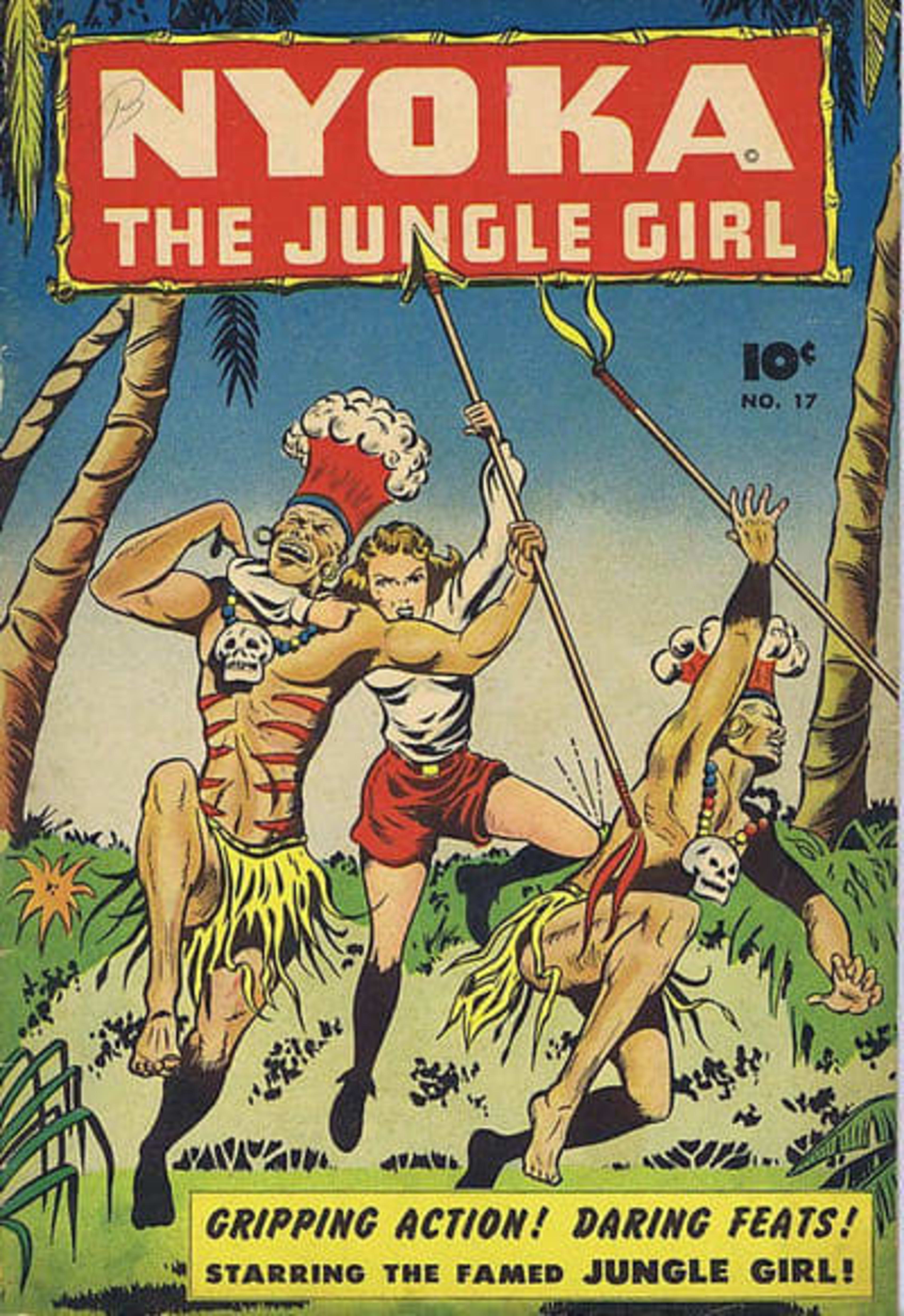Nyoka the Jungle Girl cover — © Anglo-American Publishing Company Limited