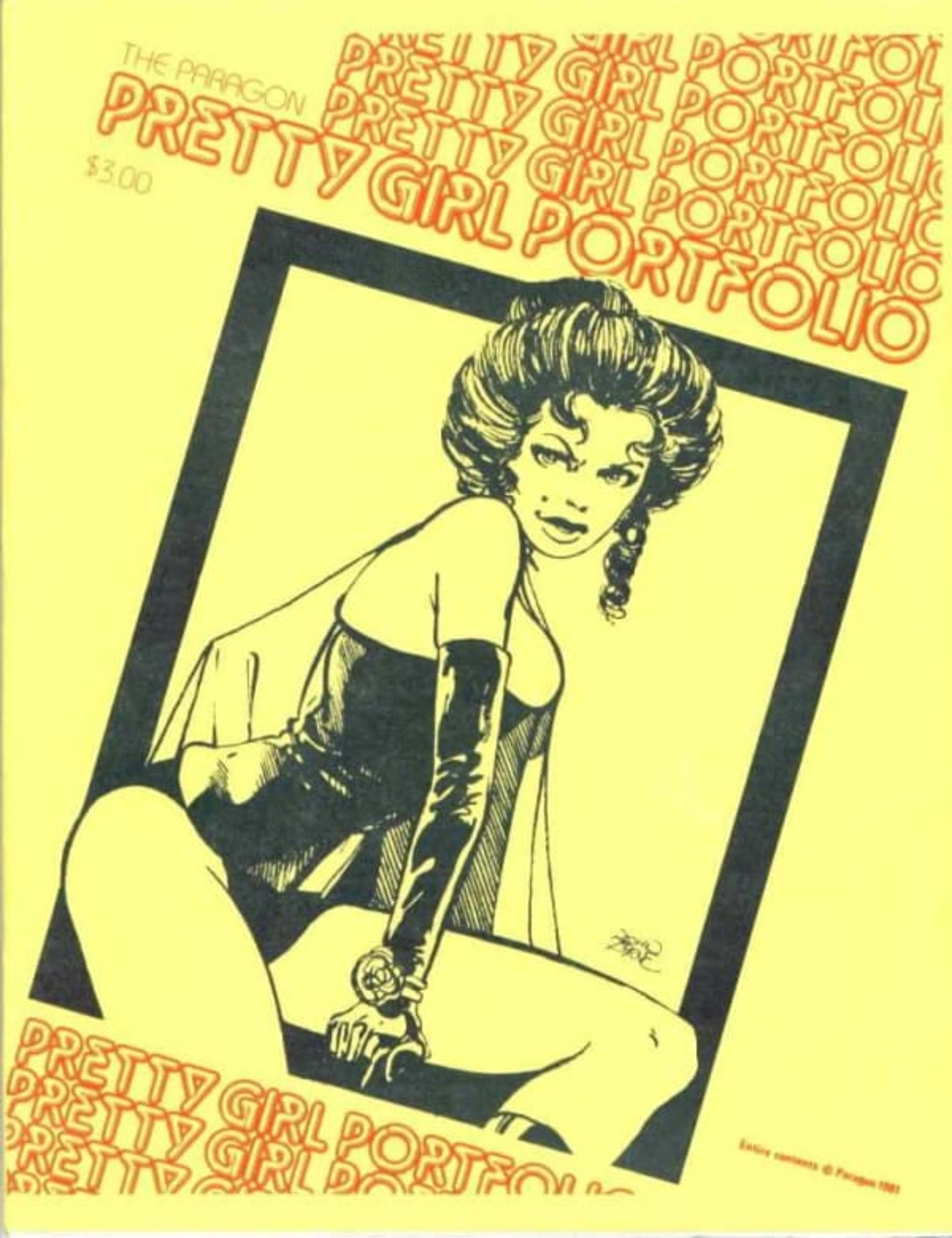 Paragon Pretty Girl Portfolio cover — © AC Comics