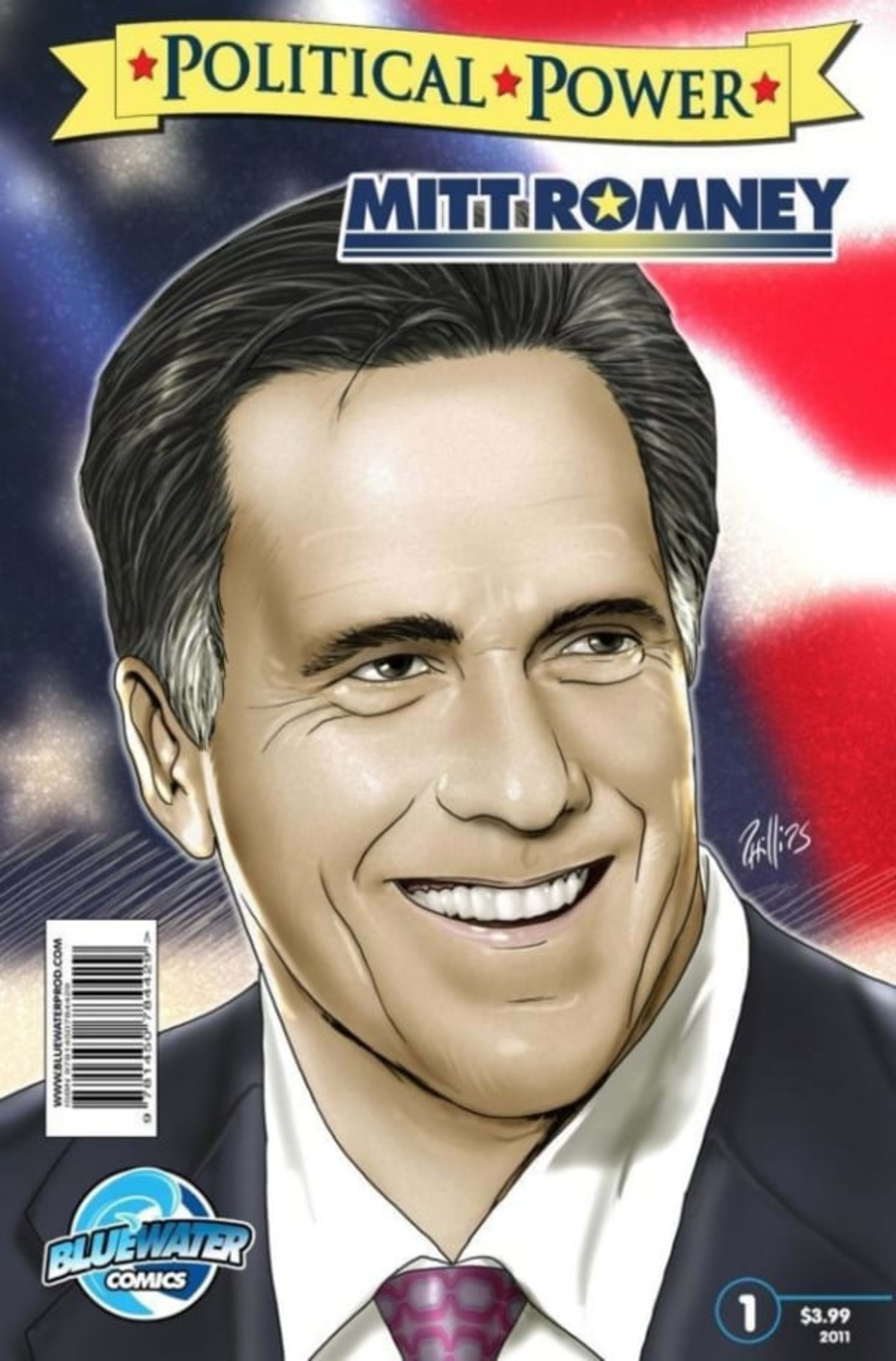 Political Power: Mitt Romney cover — © TidalWave Productions