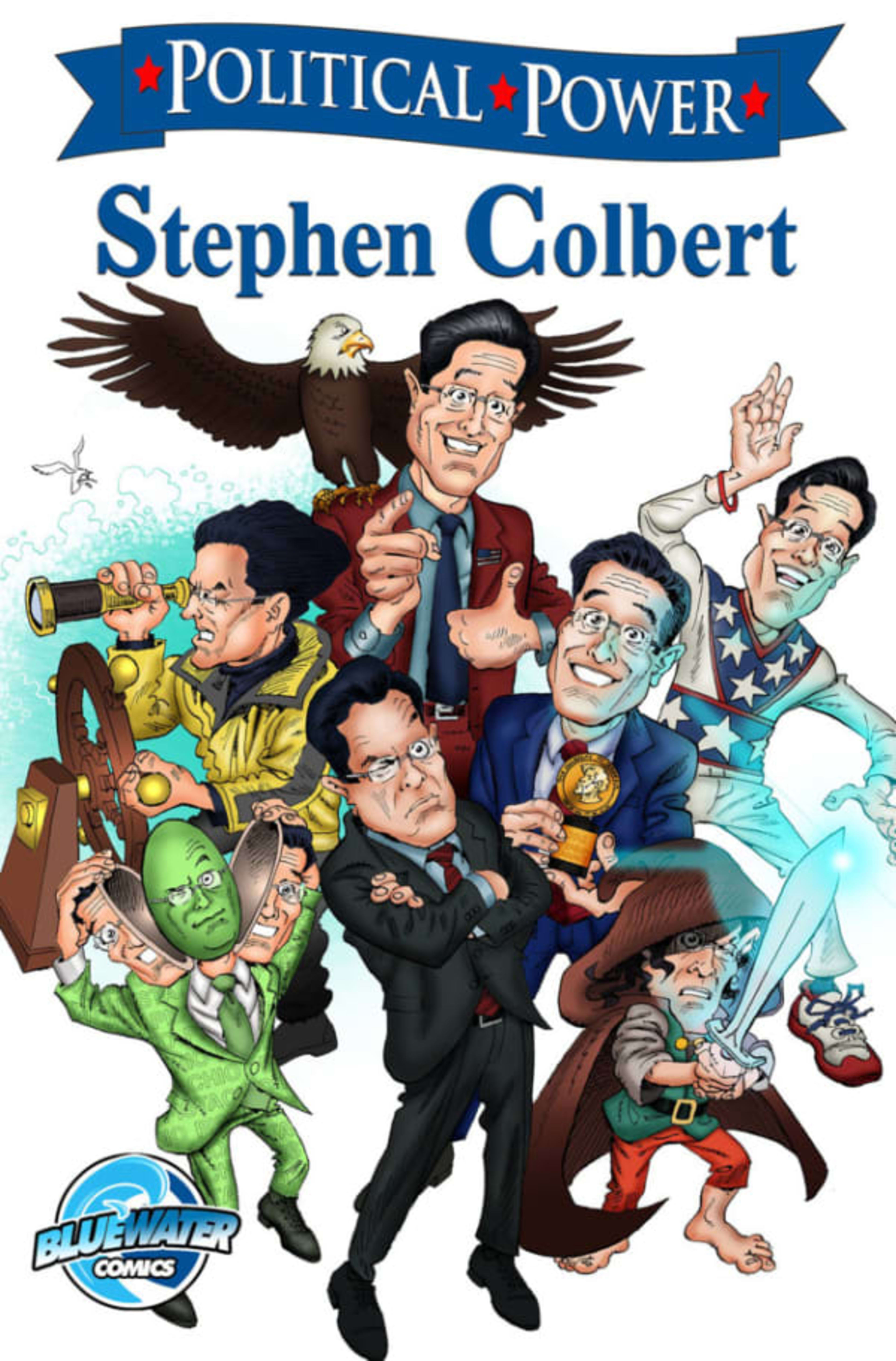 Political Power: Stephen Colbert cover — © TidalWave Productions