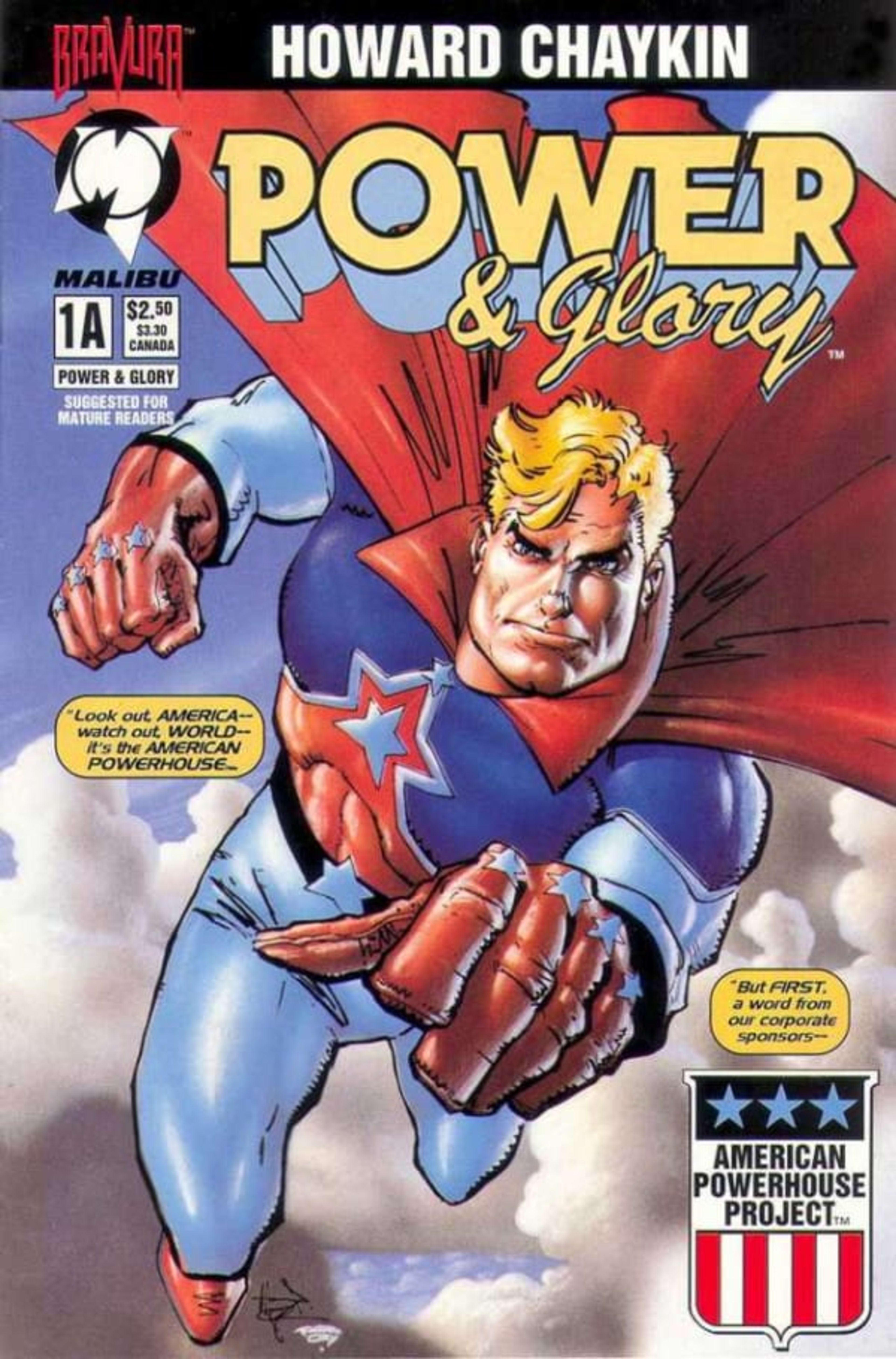 Power & Glory cover — © Malibu
