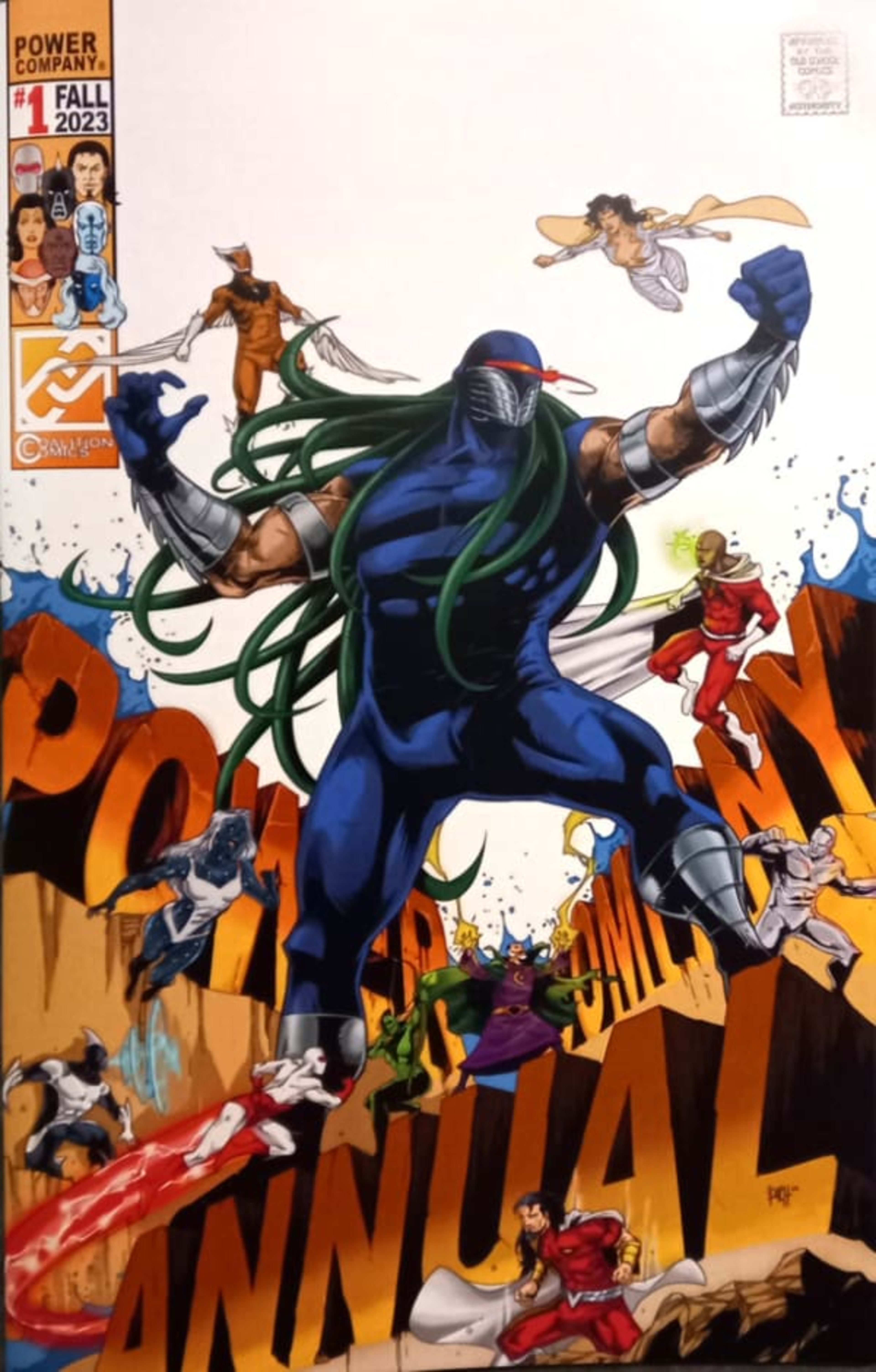 Power Company Annual cover — © Coalition Comics