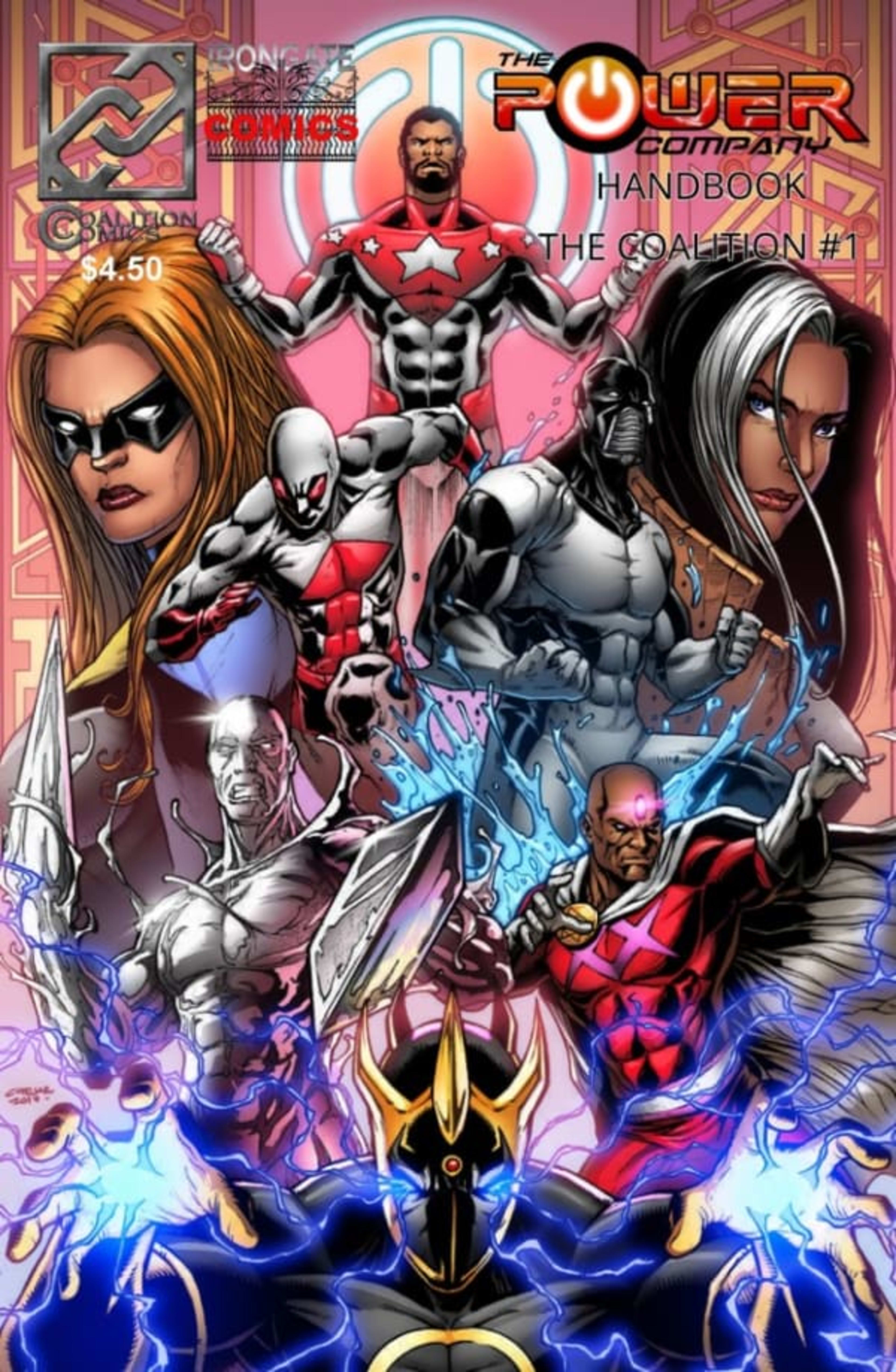 Power Company Handbook cover — © Coalition Comics