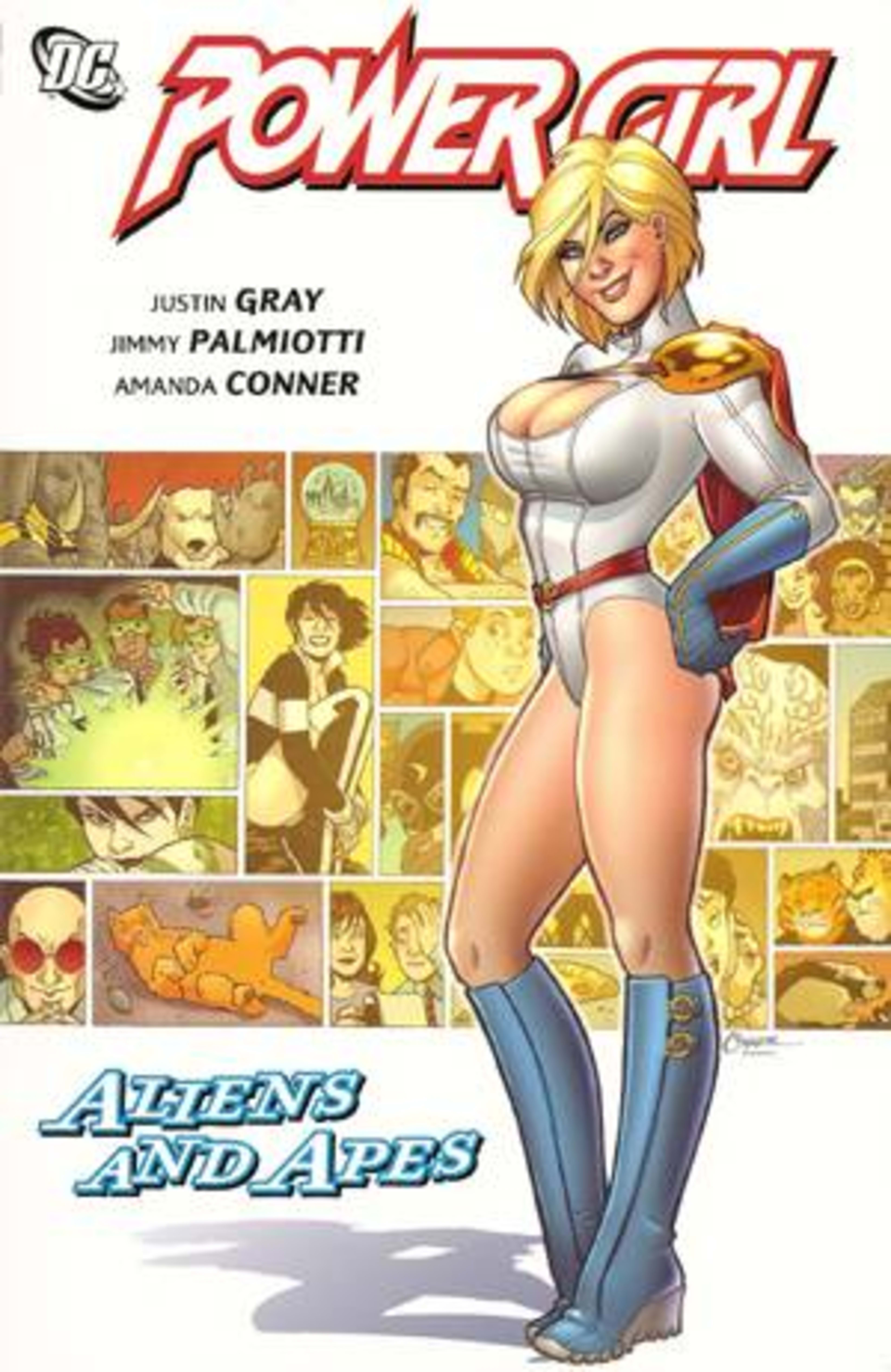 Power Girl: Aliens and Apes cover — © DC Comics