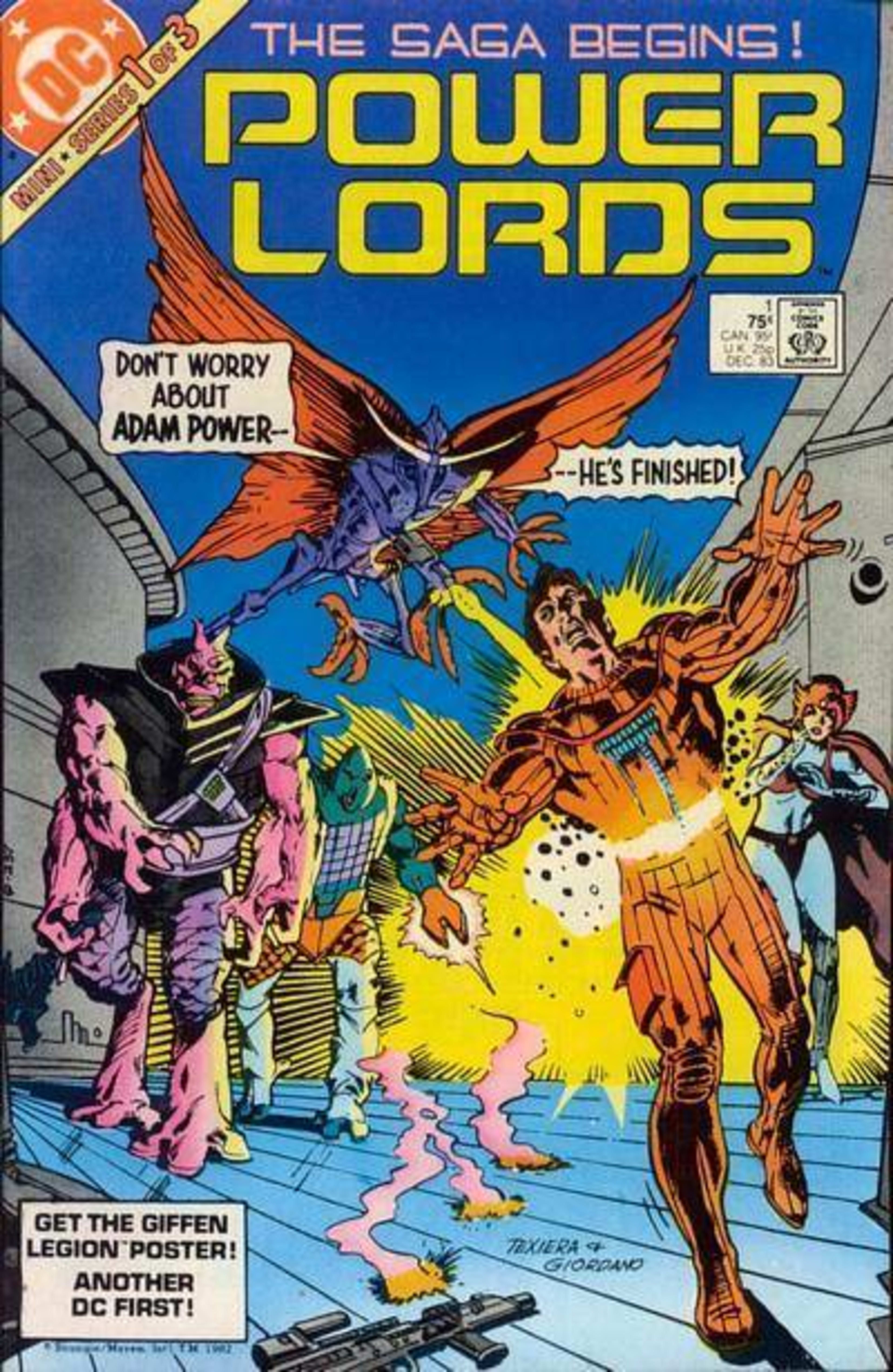 Power Lords cover — © DC Comics