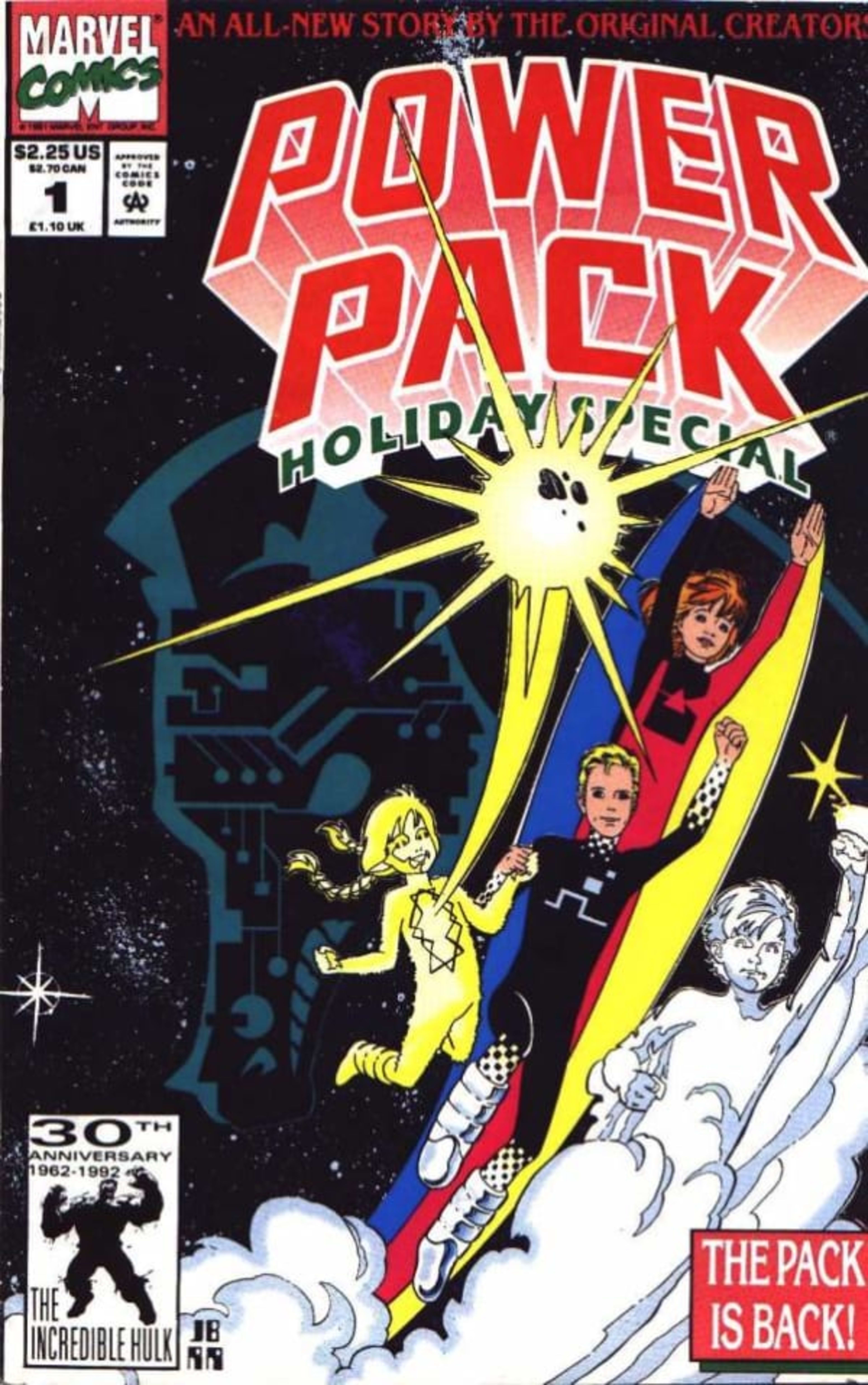 Power Pack Holiday Special cover — © Marvel
