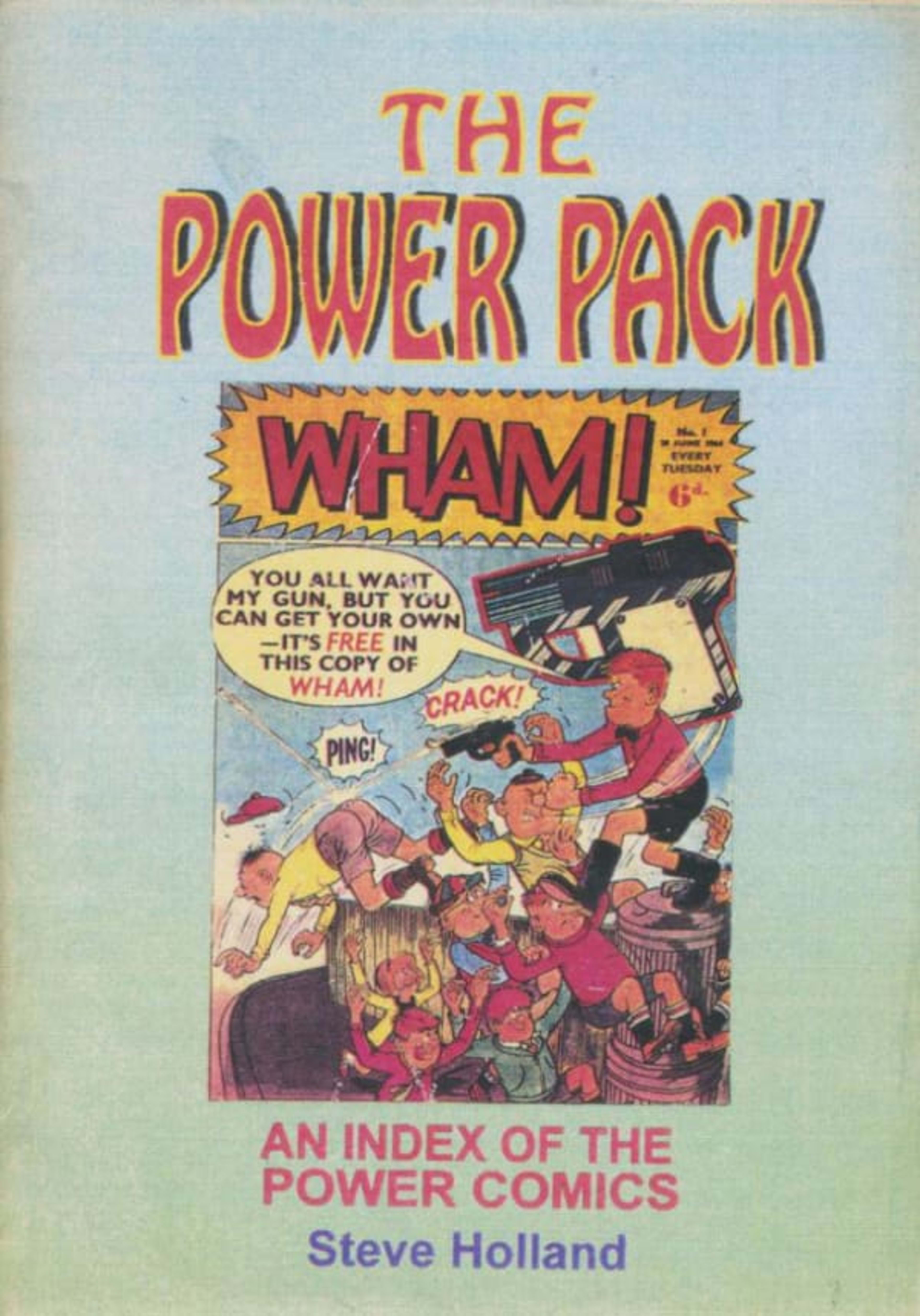 Power Pack: An Index of the Power Comics cover — © self published