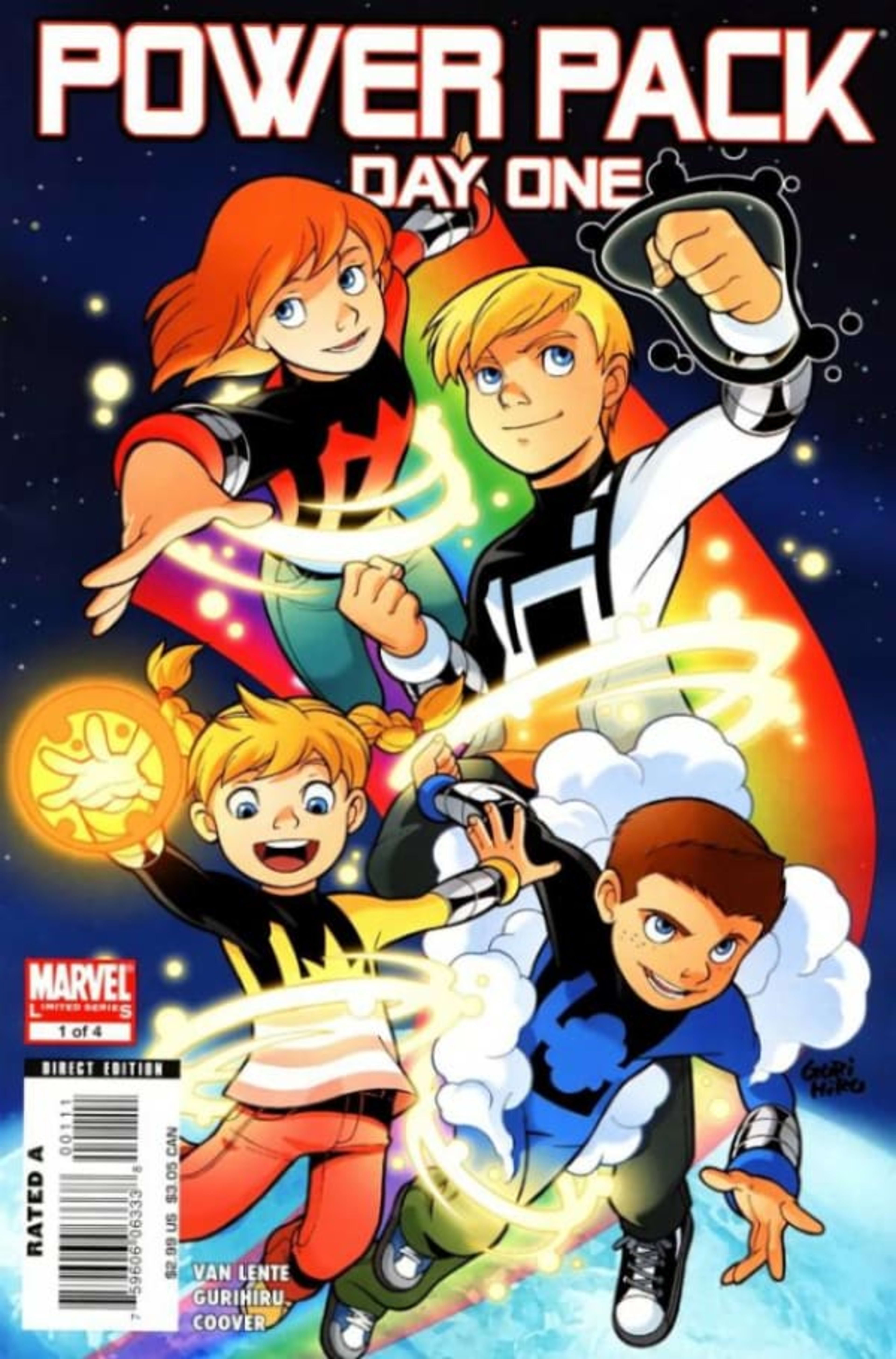 Power Pack: Day One cover — © Marvel