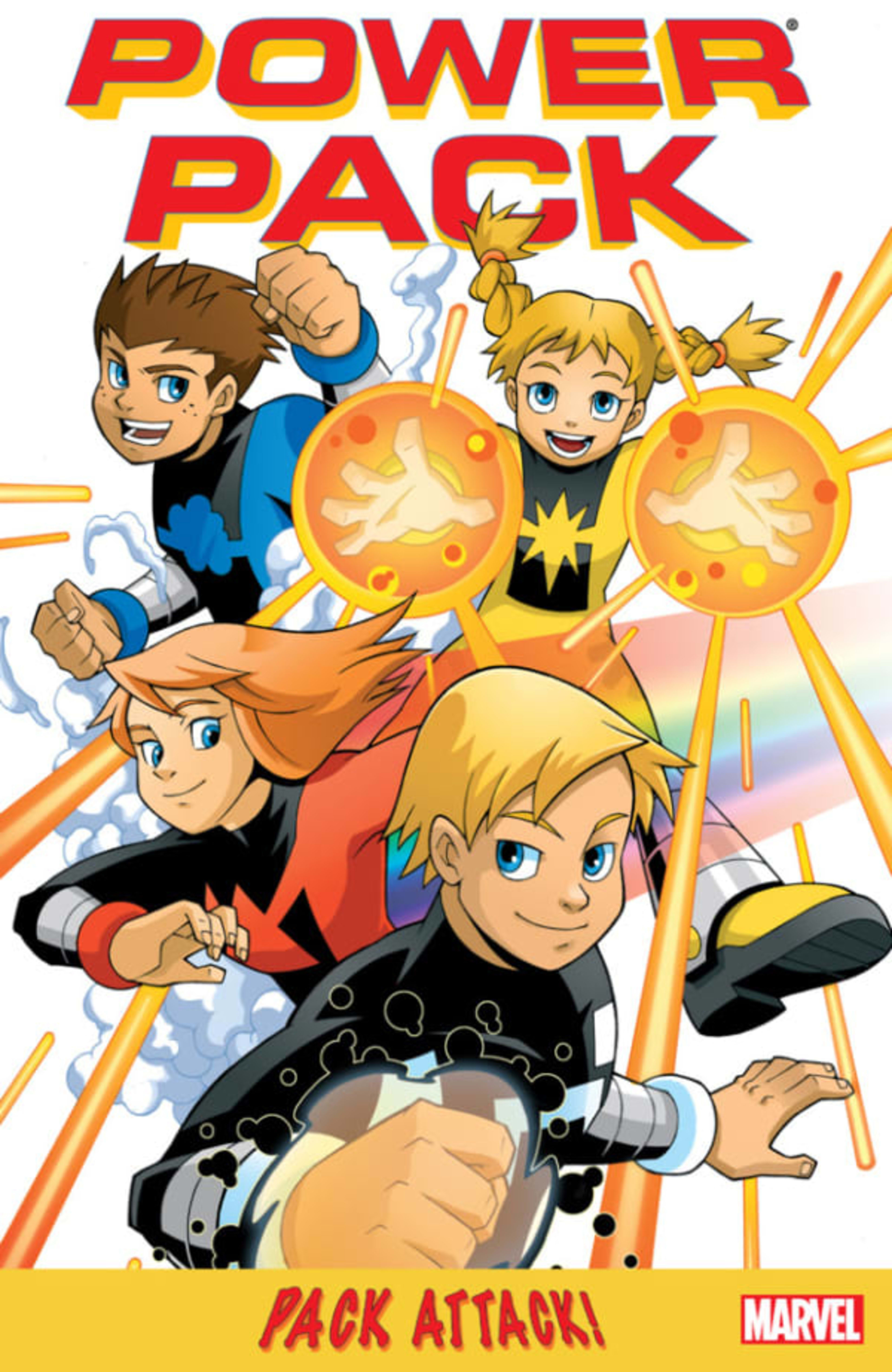 Power Pack: Pack Attack! cover — © Marvel