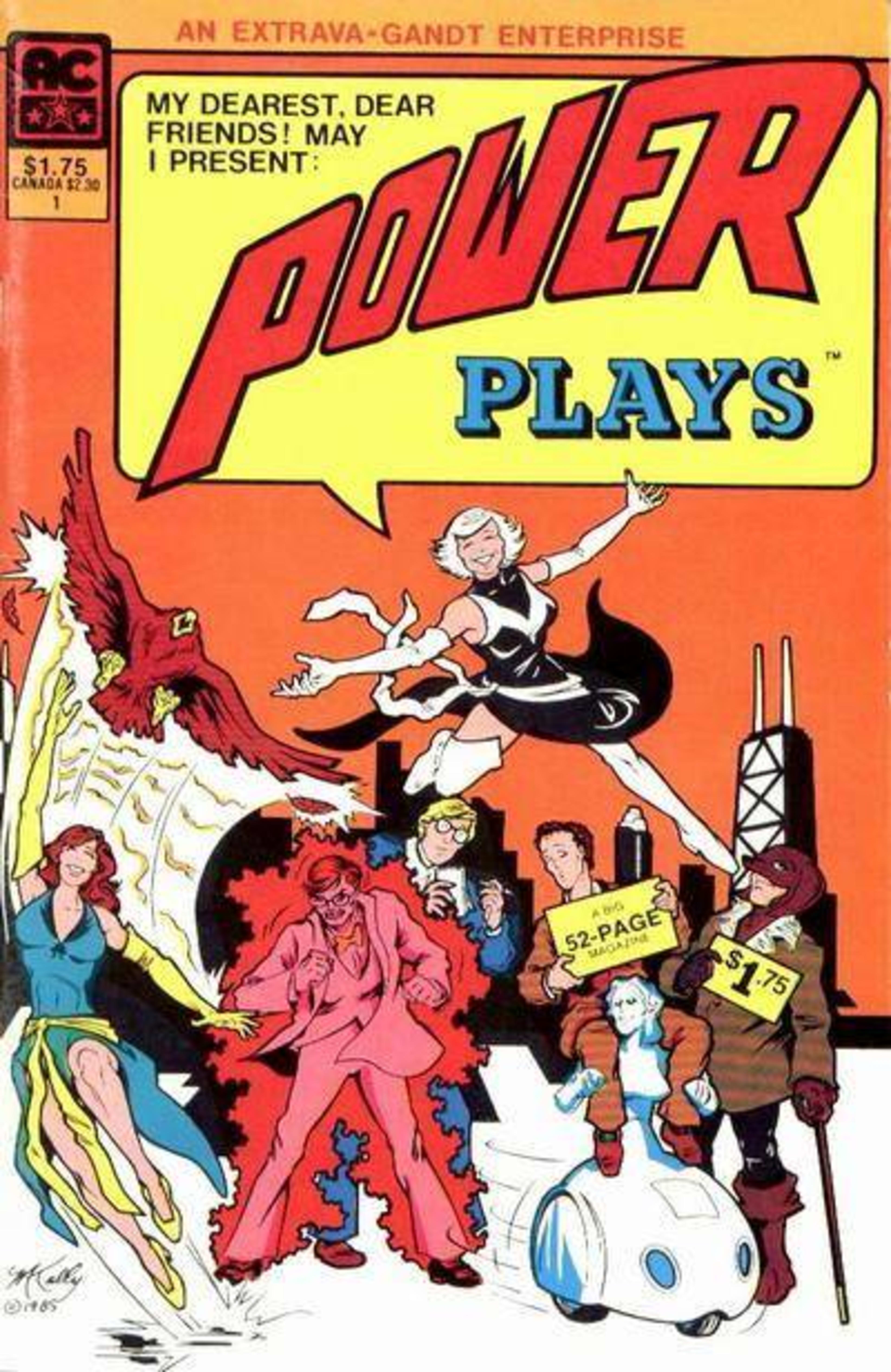 Power Plays cover — © AC Comics