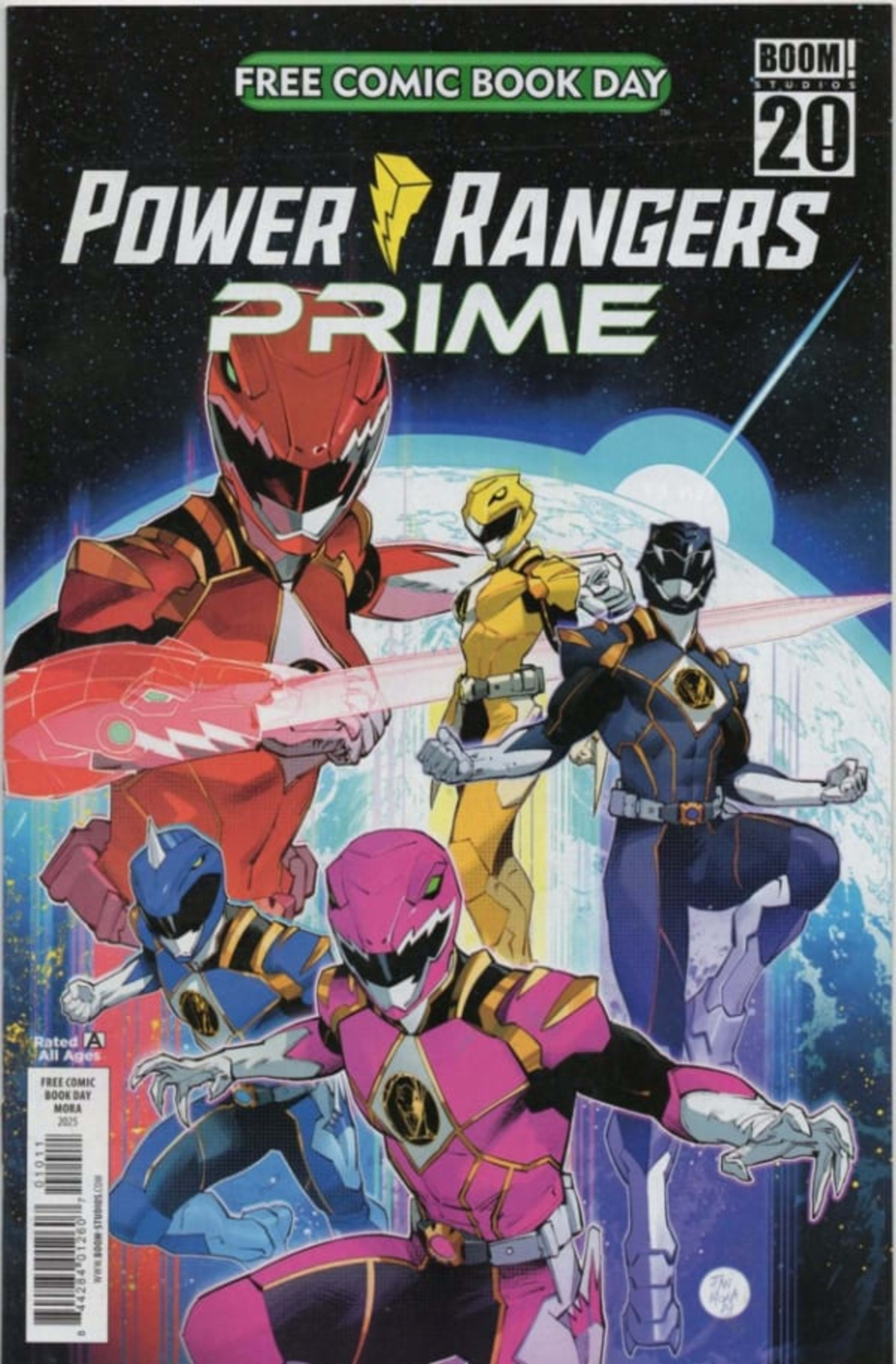 Power Rangers Prime/VR Troopers Free Comic Book Day Special cover — © Boom! Studios