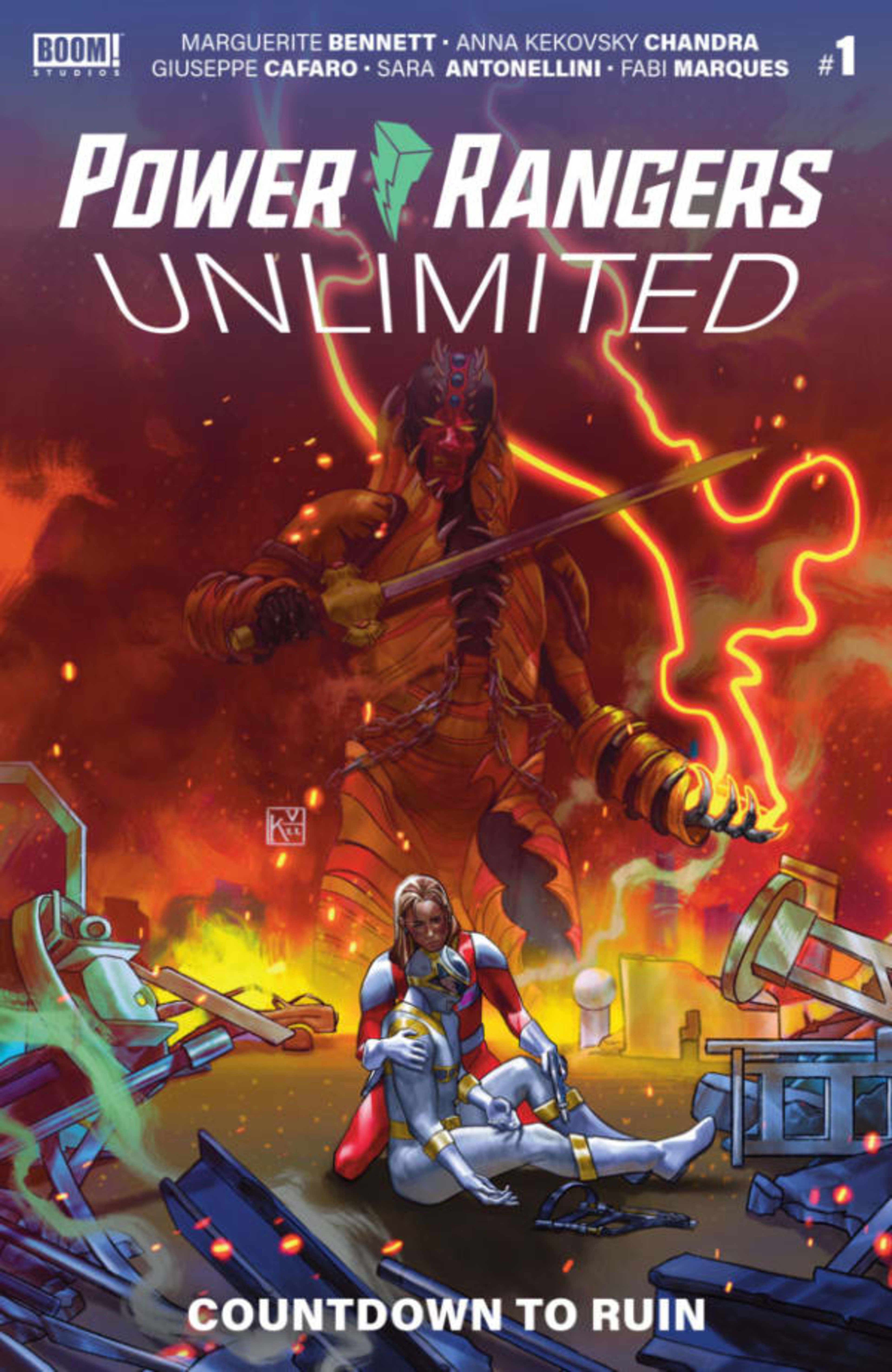 Power Rangers Unlimited: Countdown to Ruin cover — © Boom! Studios