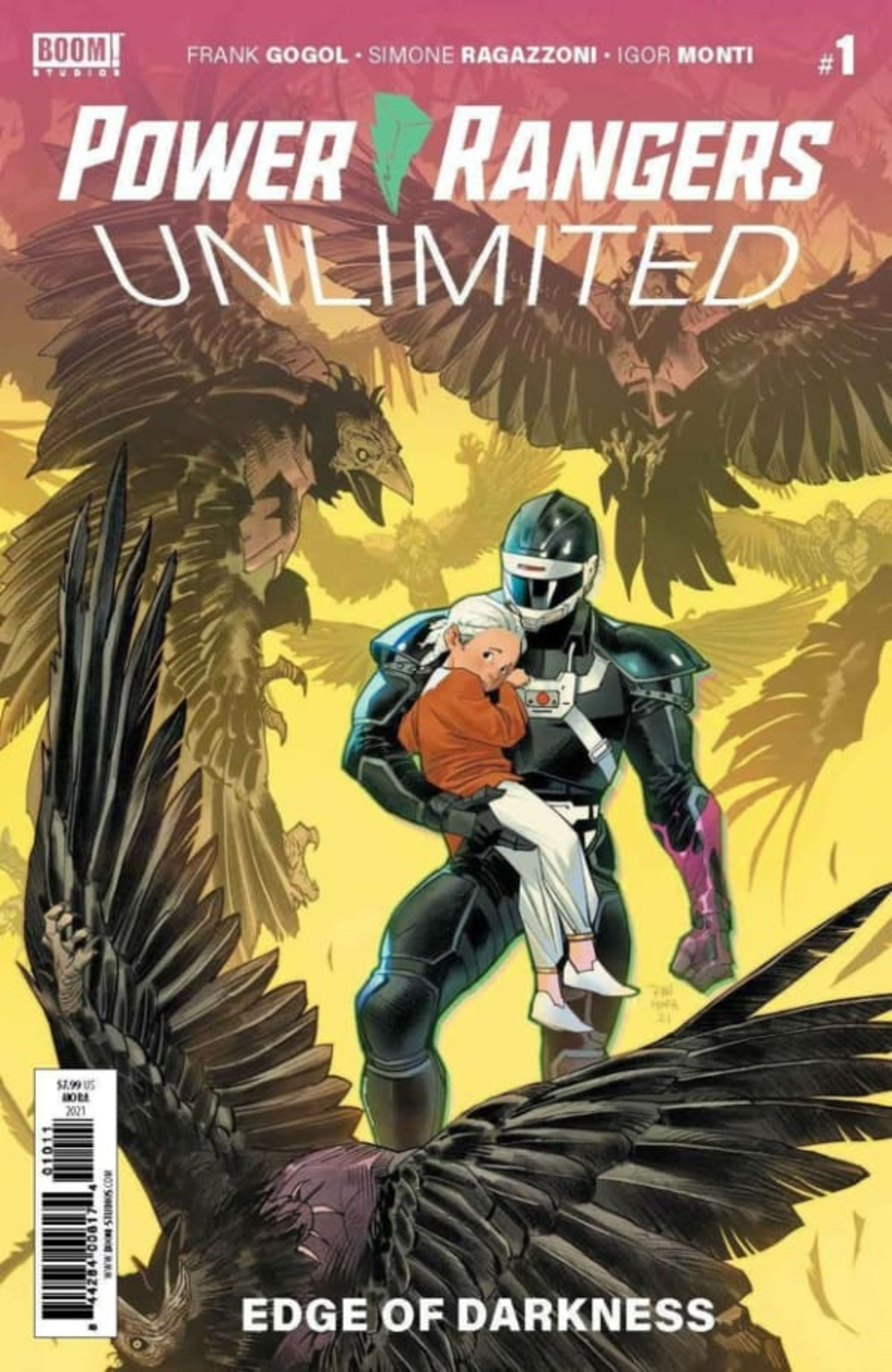 Power Rangers Unlimited: Edge of Darkness cover — © Boom! Studios