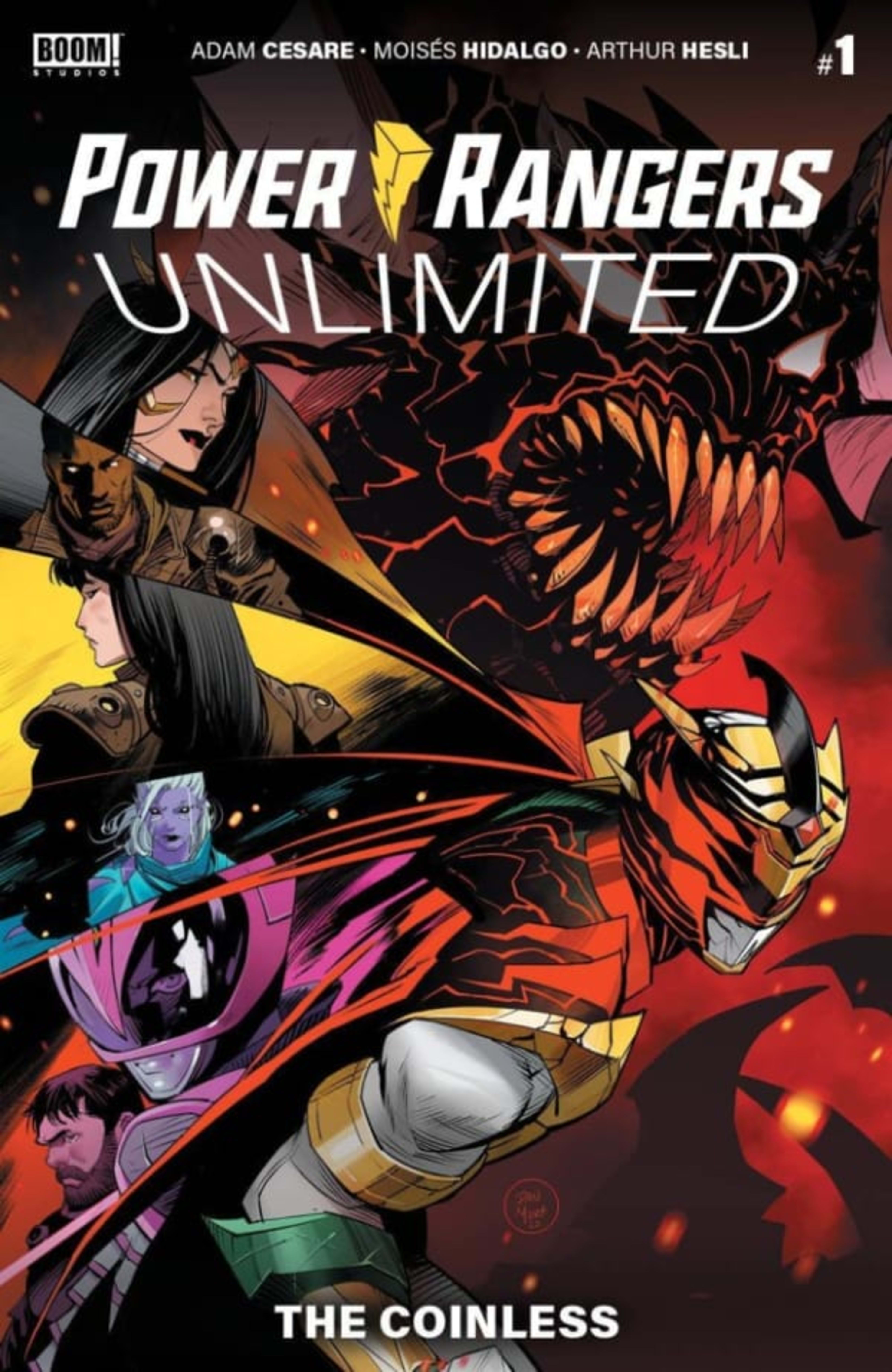 Power Rangers Unlimited: The Coinless cover — © Boom! Studios