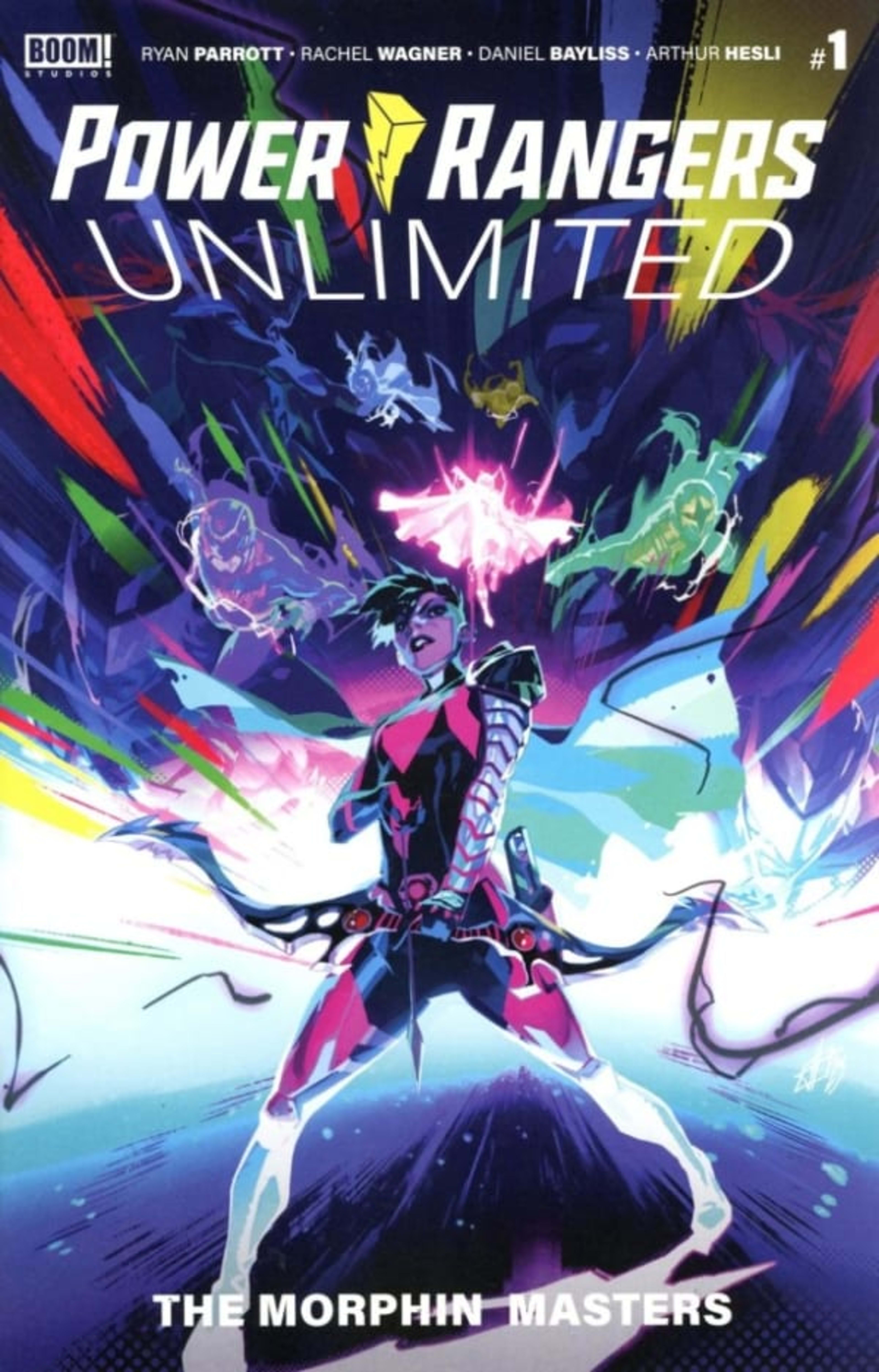 Power Rangers Unlimited: The Morphin Masters cover — © Boom! Studios