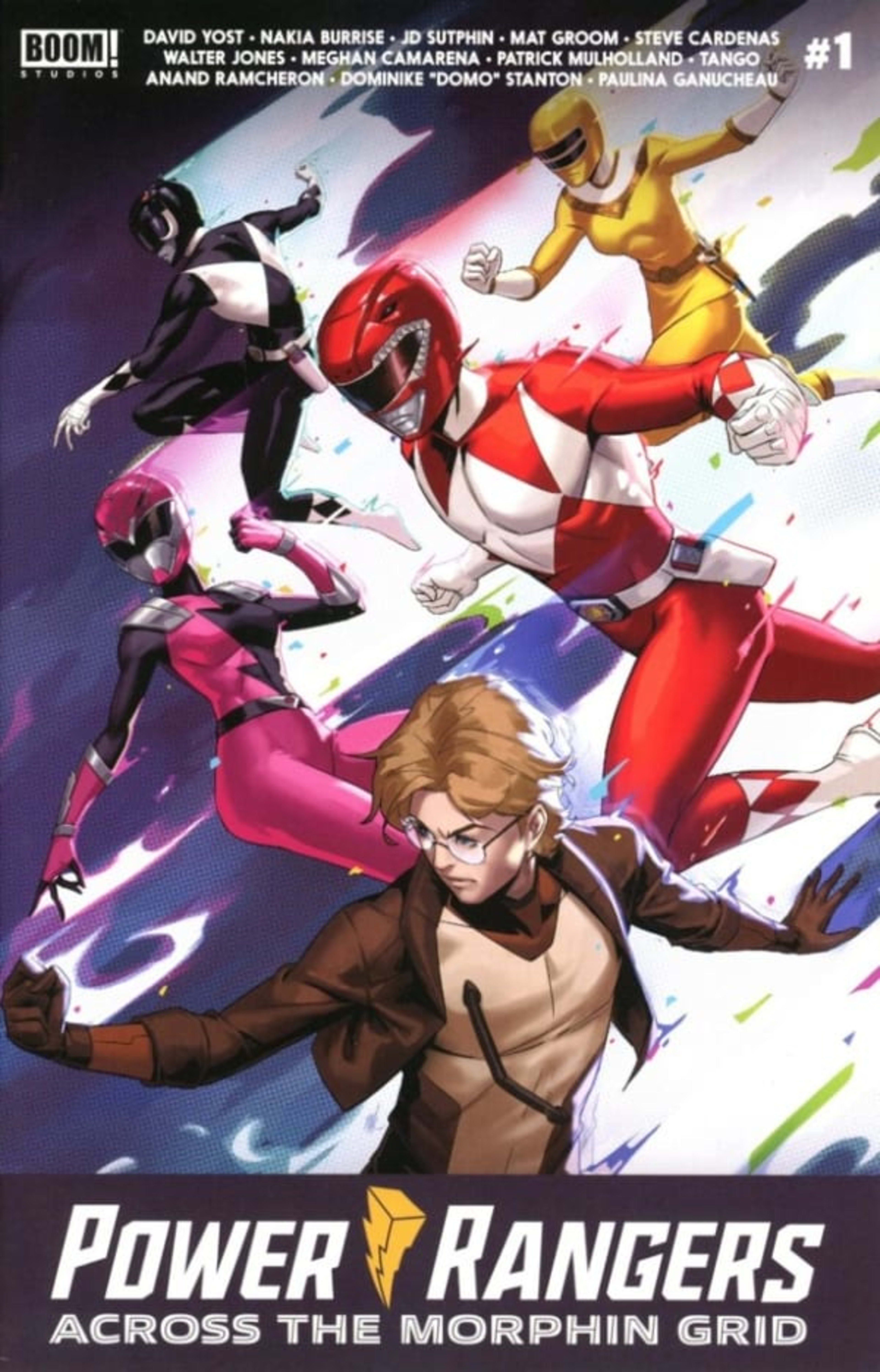Power Rangers: Across the Morphin Grid cover — © Boom! Studios